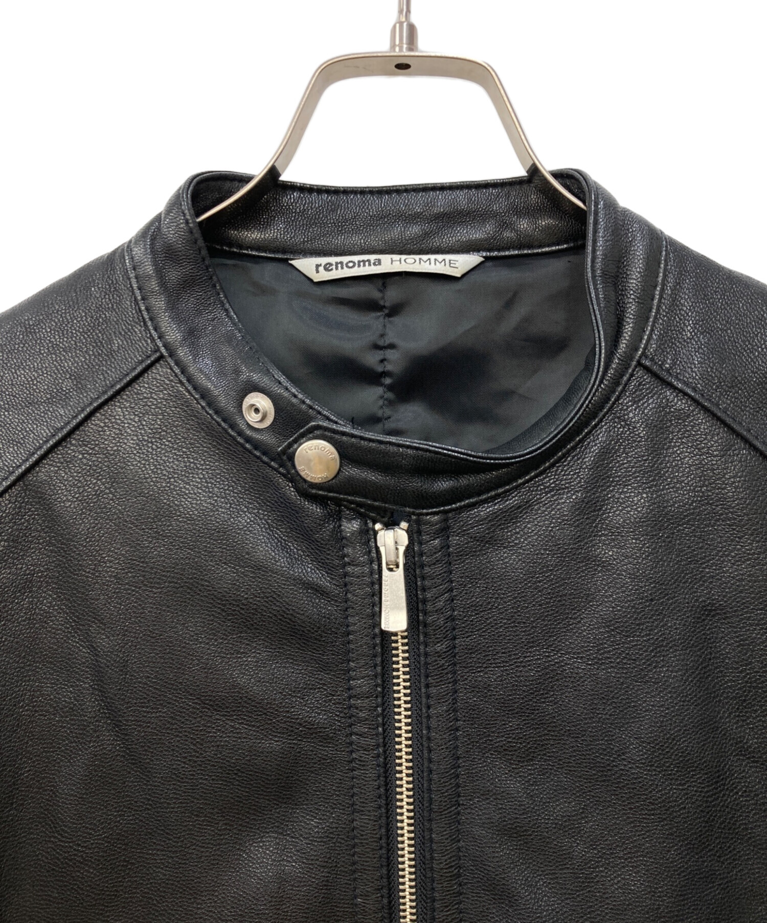 中古・古着通販】renoma HOMME (レノマオム) ラムレザーシングル