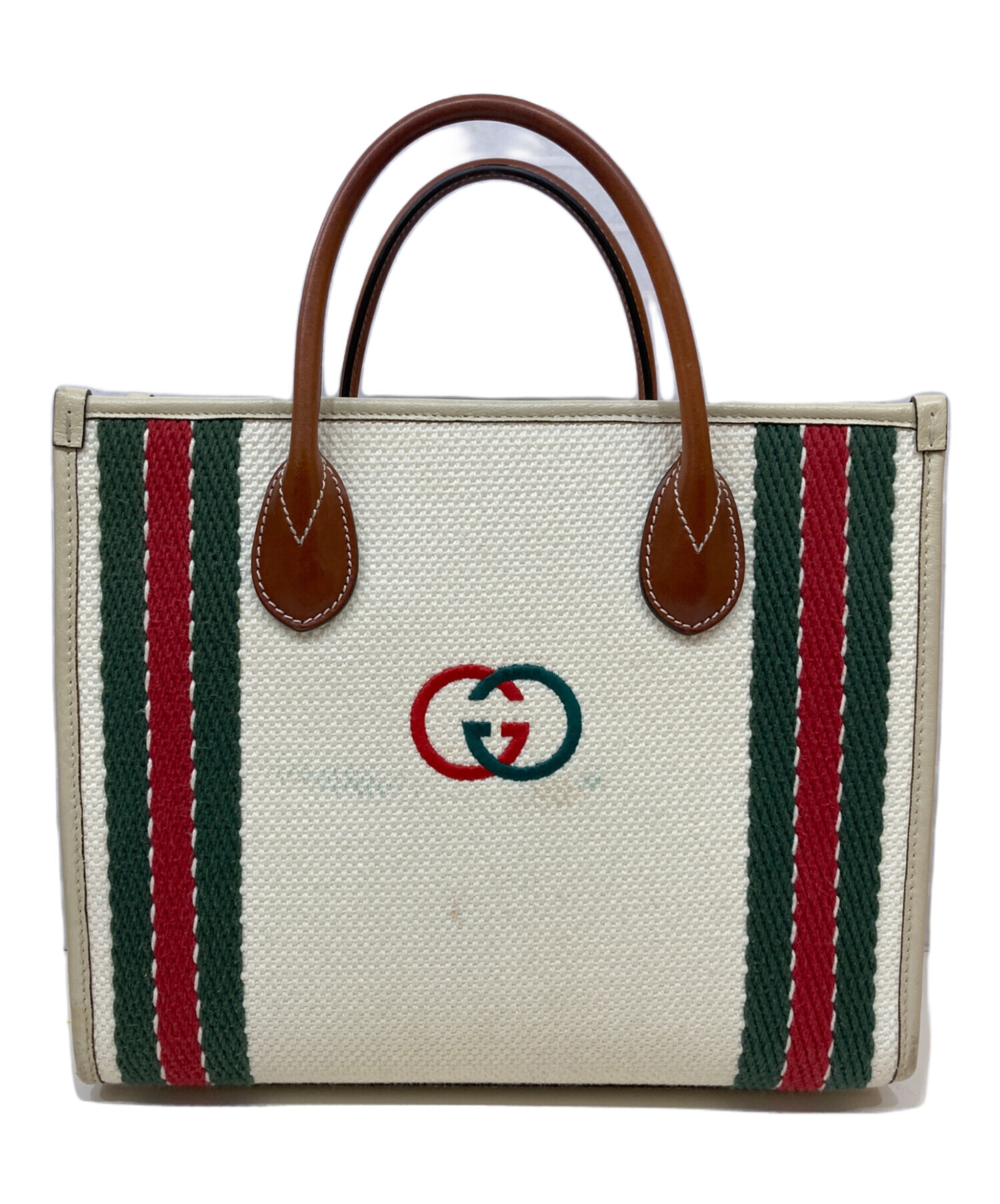 中古・古着通販】GUCCI (グッチ) インターロッキングG 2WAYバッグ 