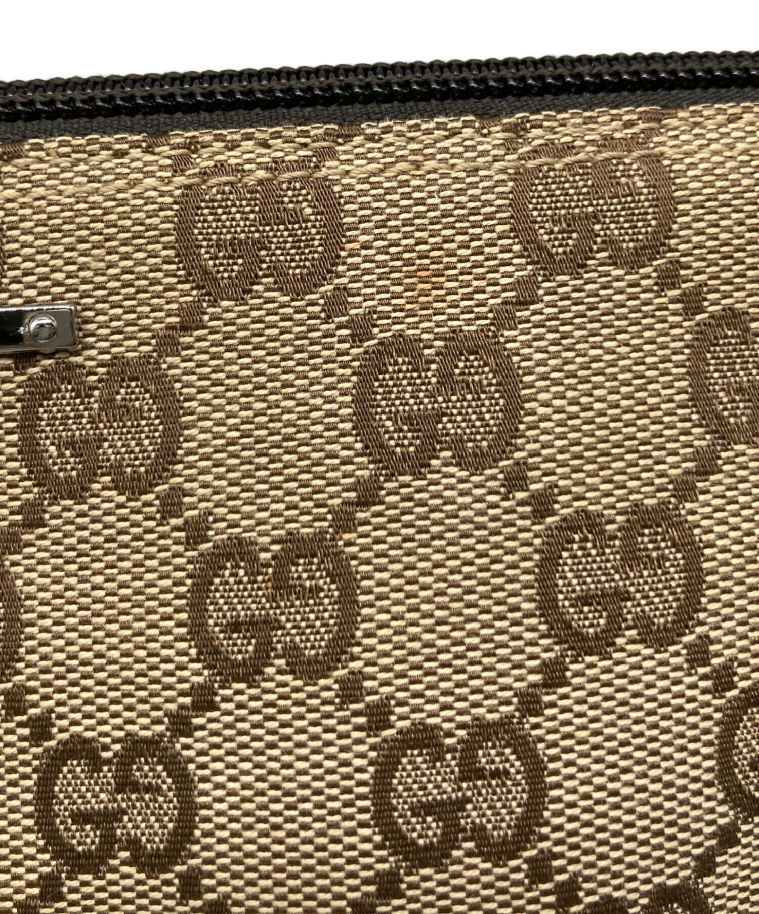 中古・古着通販】GUCCI (グッチ) GGキャンバス アクセサリーポーチ 