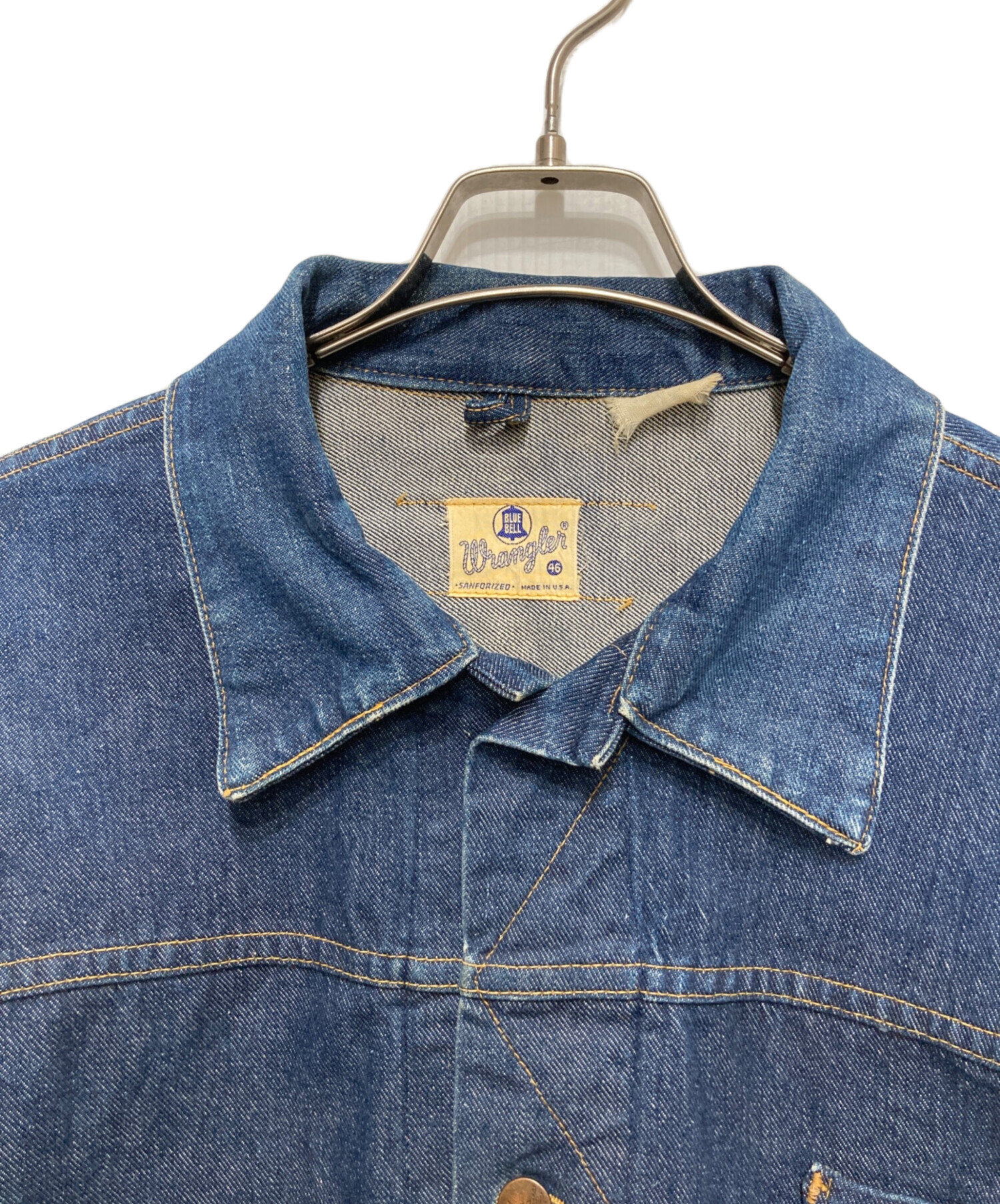 中古・古着通販】Wrangler (ラングラー) デニムジャケット ブルー