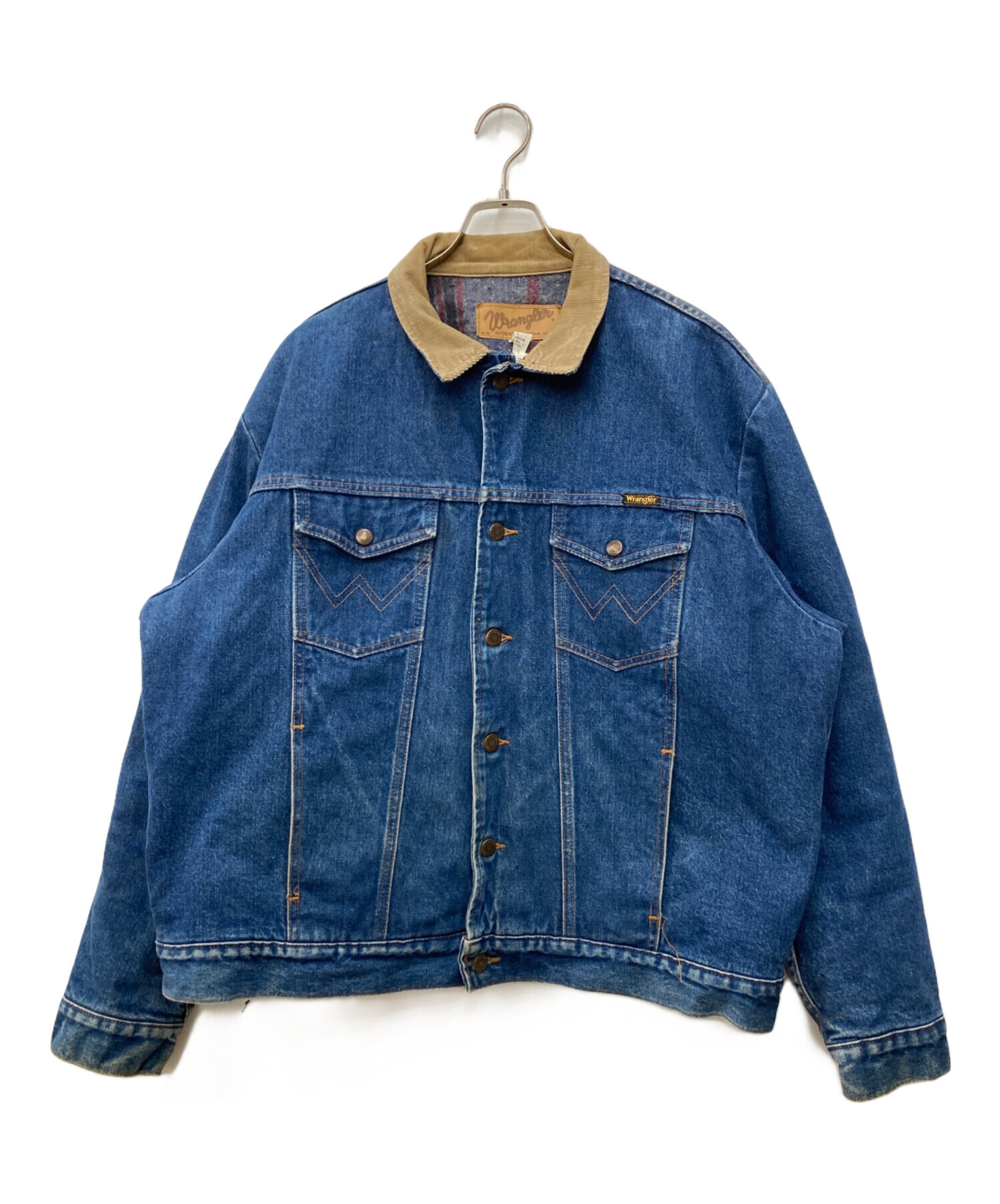 中古・古着通販】Wrangler (ラングラー) 裏ブランケットデニム 