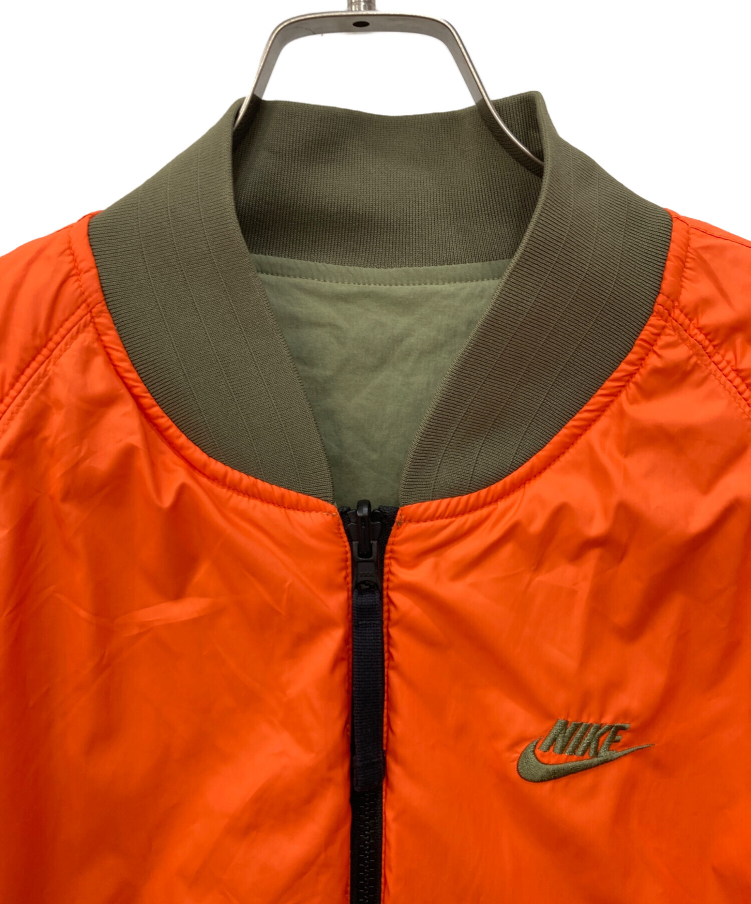 中古・古着通販】NIKE (ナイキ) Reversible AF1 Woven JKT MA-1 カーキ