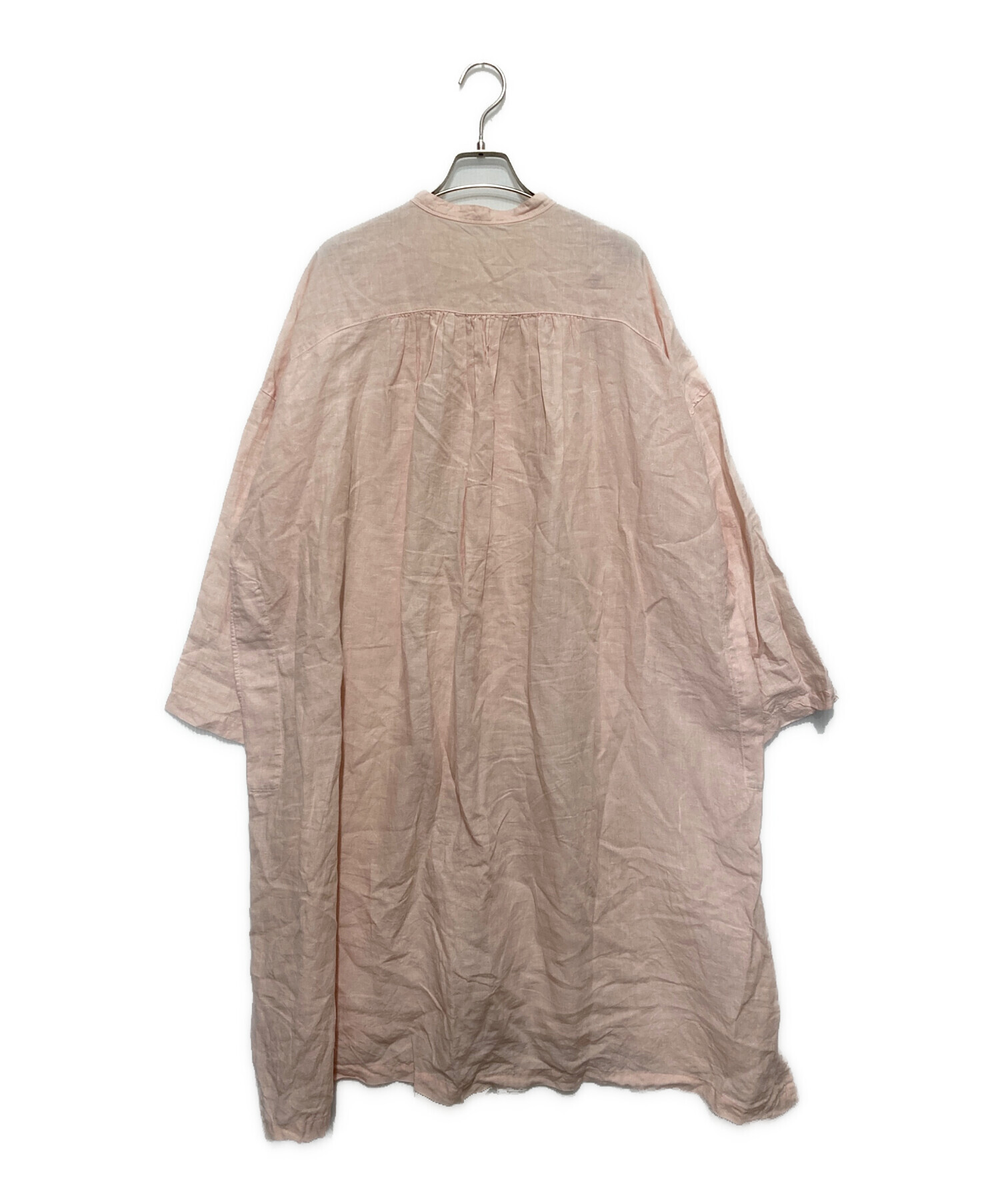 nest robe 天然染めカフタンワンピース　ピンク 中古・古着通販】nest Robe (ネストローブ) 天然染めカフタン