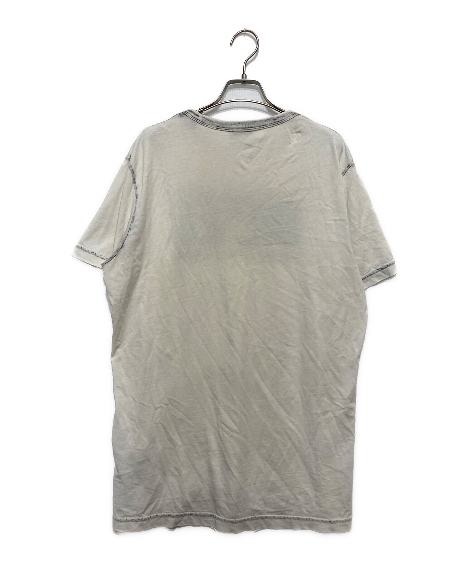 中古・古着通販】DIESEL (ディーゼル) ロゴTシャツ グレー サイズ:L
