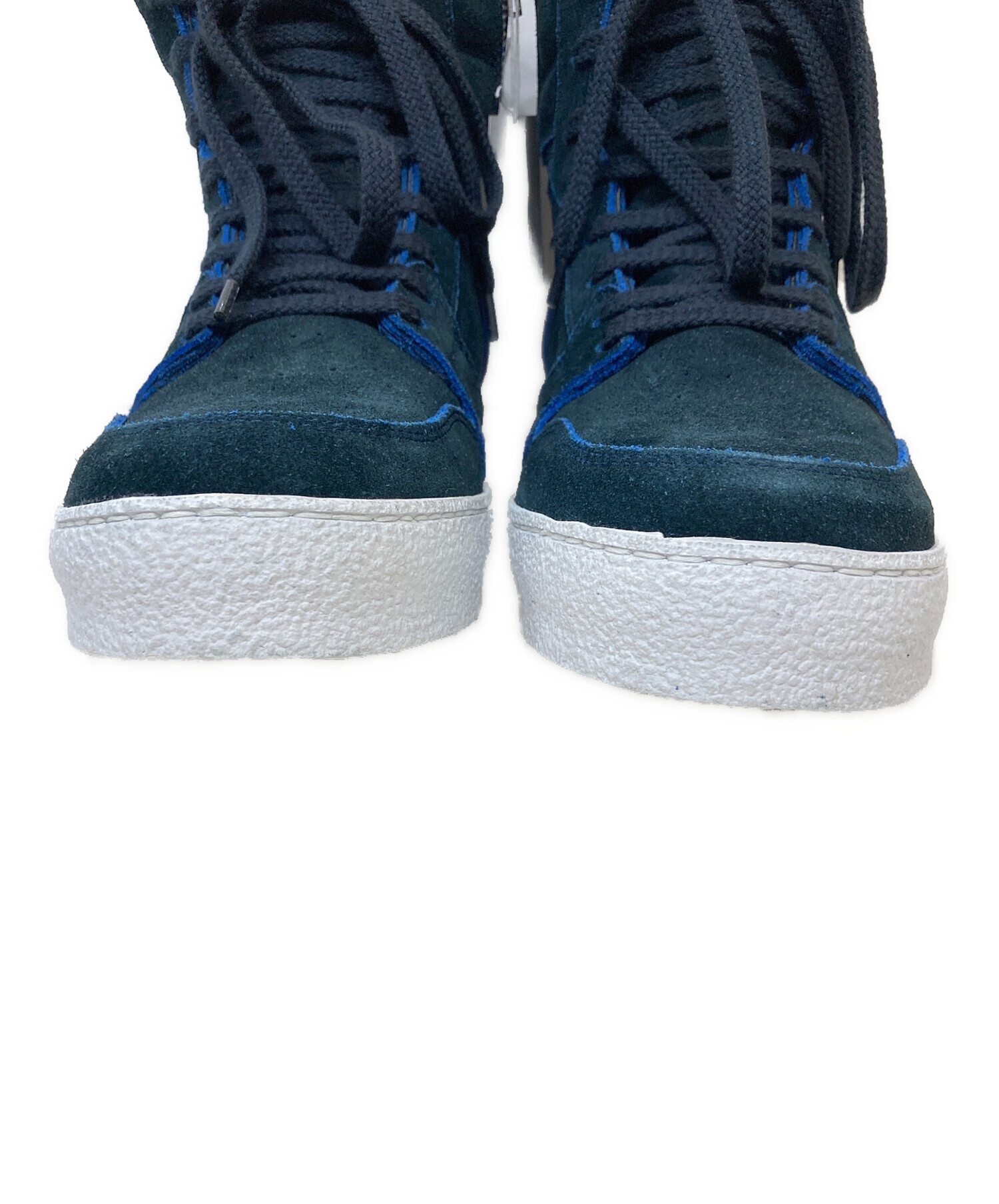 中古・古着通販】los vega (ロスベガ) ハイカットスニーカー グリーン