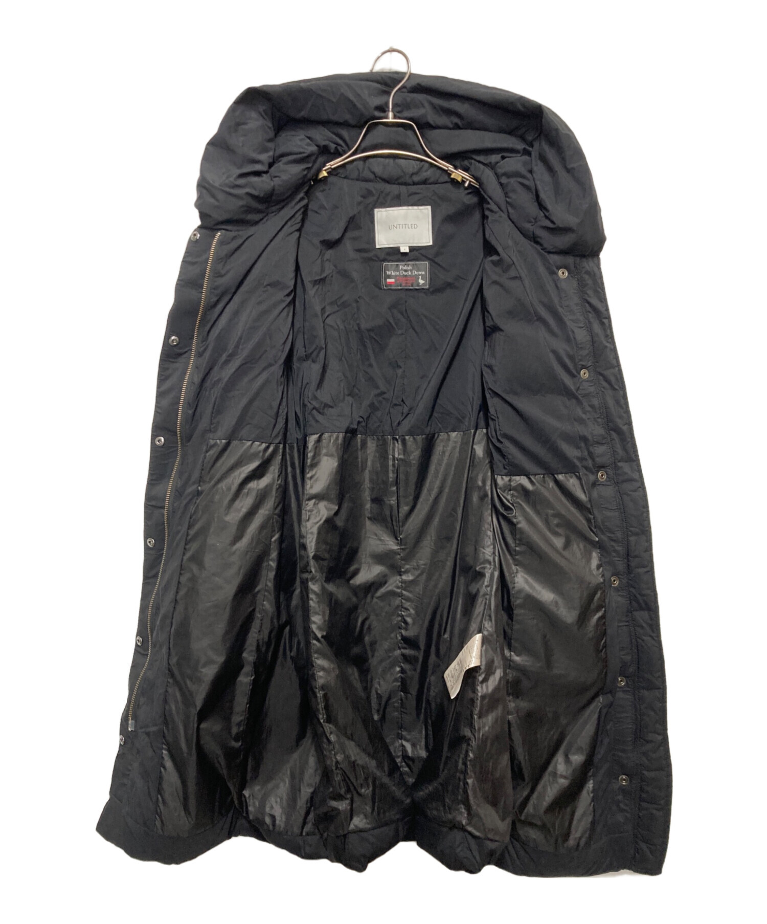 中古・古着通販】UNTITLED (アンタイトル) ダウンコート ブラック