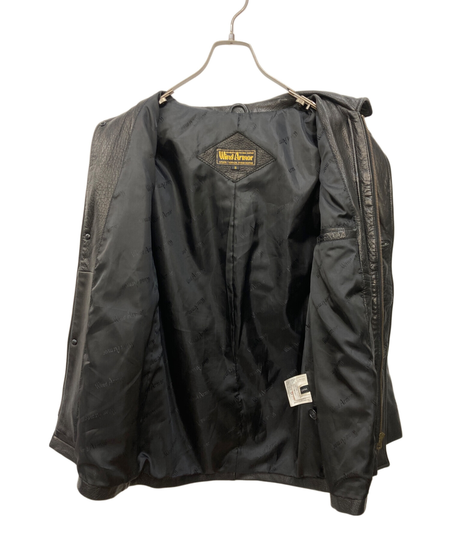 Wind Armor ブラック　レザー　ウインドアーマー　　ヴィンテージ 牛革 2025年最新】Windarmorの人気アイテム - メルカリ