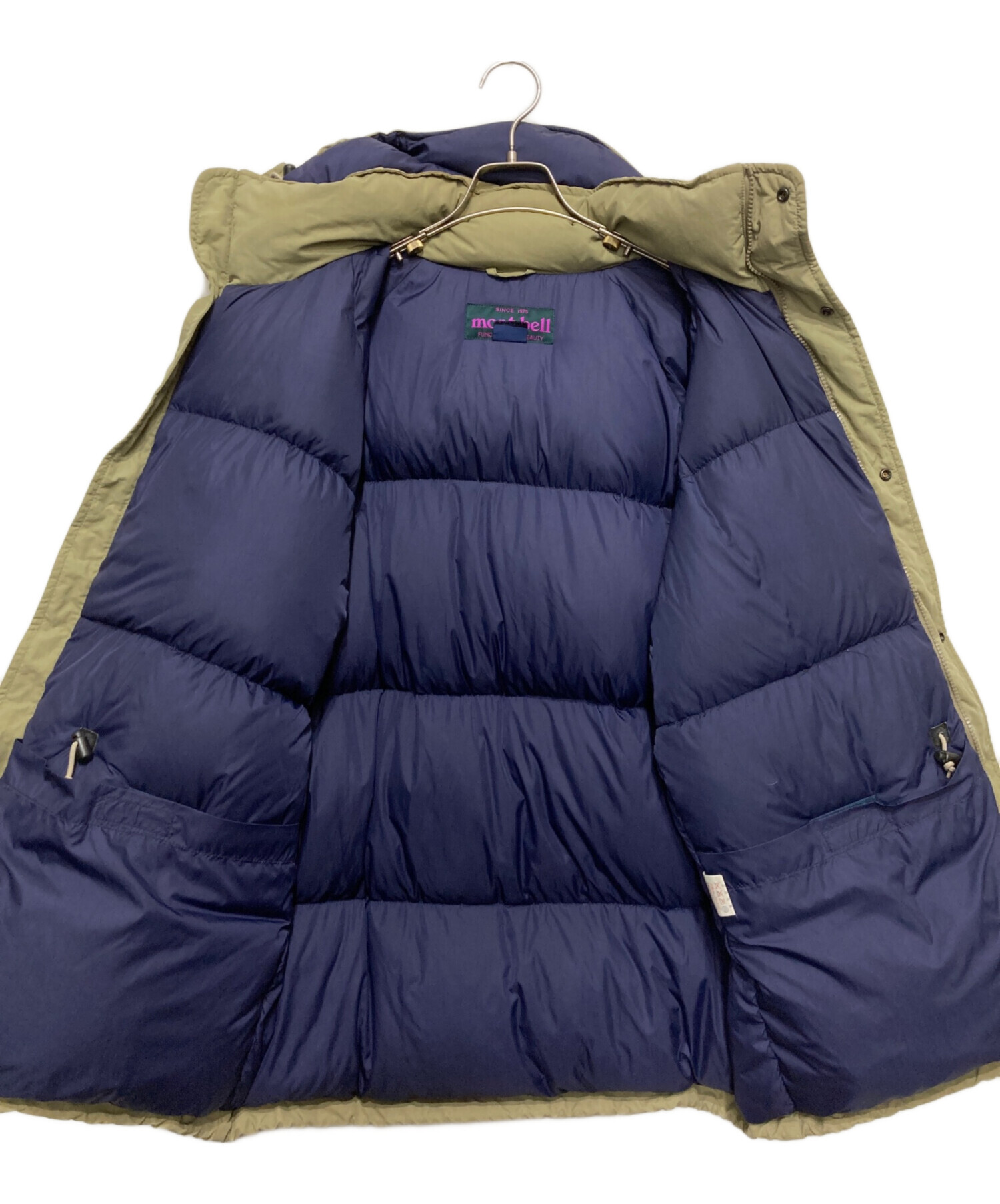 中古・古着通販】mont-bell (モンベル) ダウンジャケット ベージュ 