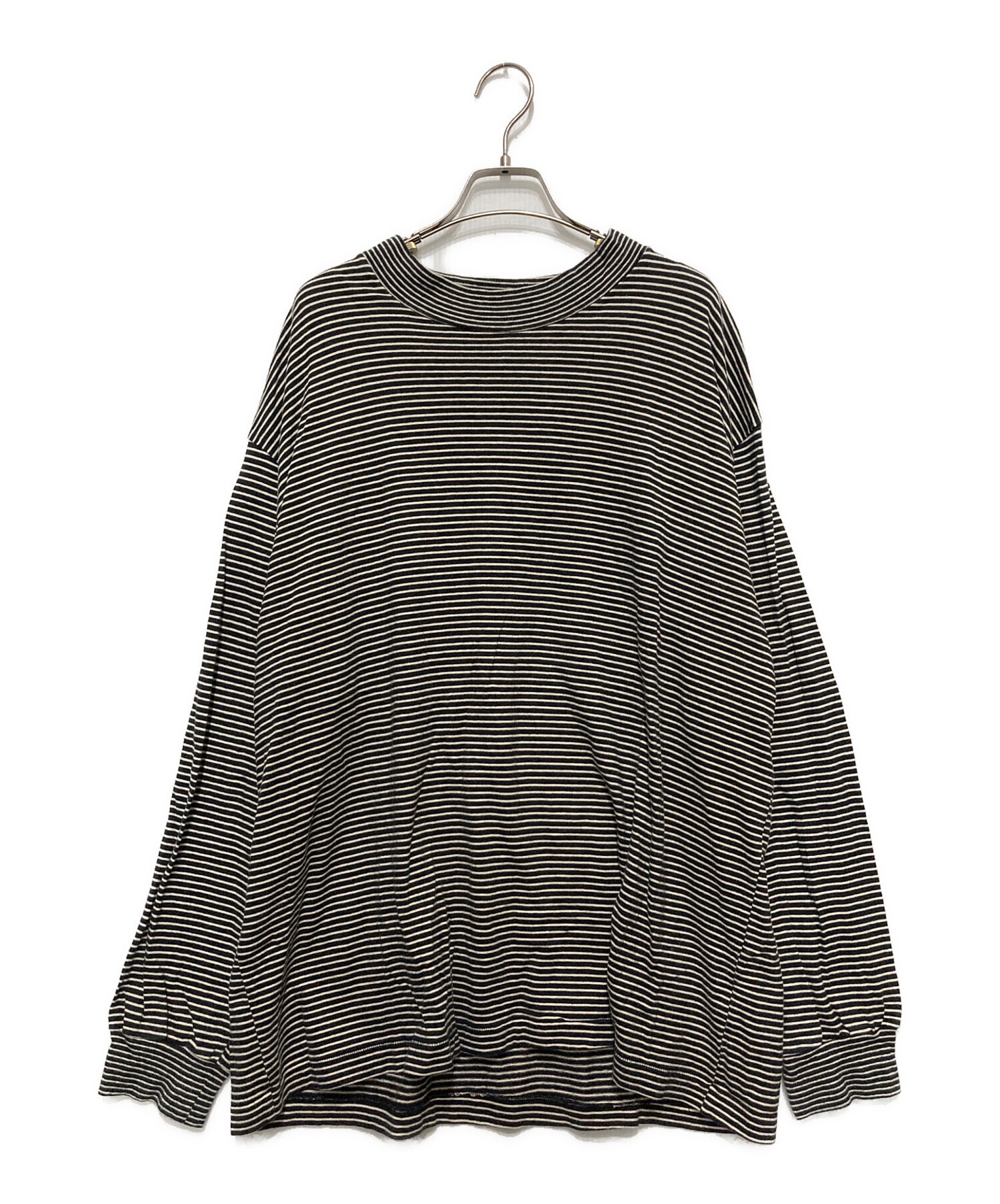 BLURHMS ブラームス NAPPING BORDER Cotton Napping Border L S Tee 2 
