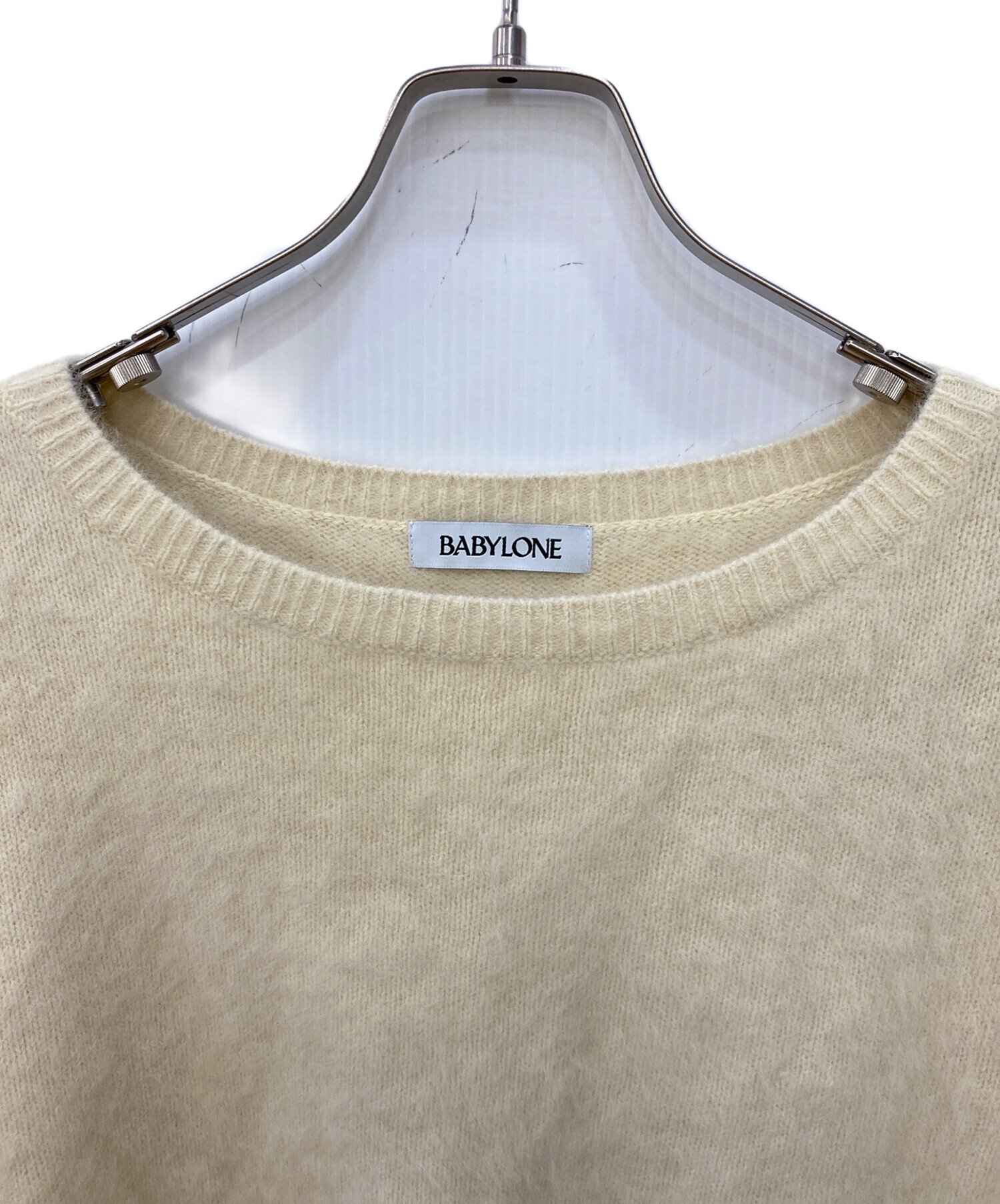 中古・古着通販】BABYLONE (バビロン) フォックスカシミヤニットプル 中古・古着通販】BABYLONE (バビロン) フォックスカシミヤニットプル