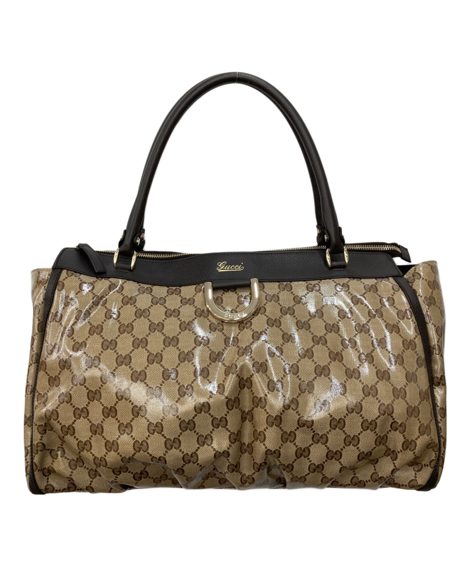 GUCCI / アビートート 中古・古着通販】GUCCI (グッチ) アビートートバッグ ブラウン