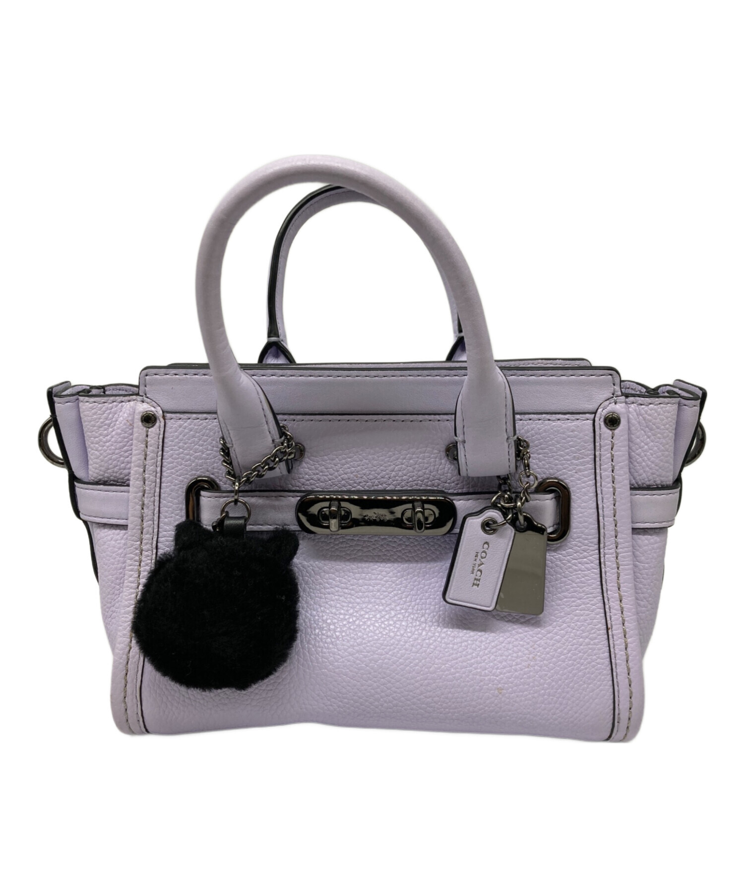 中古・古着通販】COACH (コーチ) 2WAYショルダーバッグ パープル 