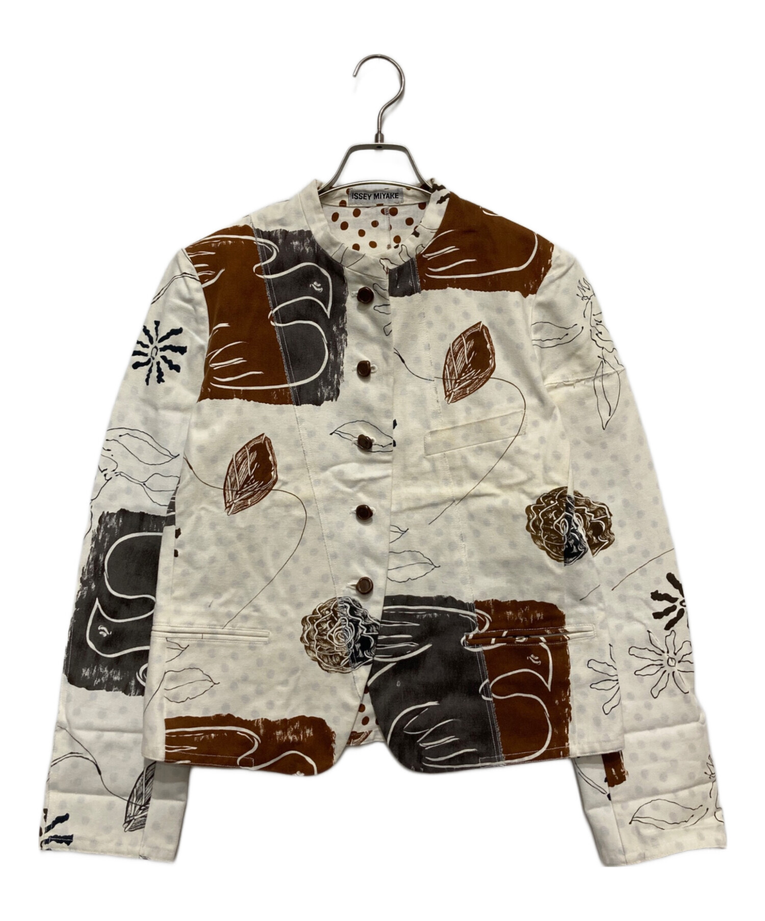 中古・古着通販】ISSEY MIYAKE (イッセイミヤケ) ペイントマオカラー