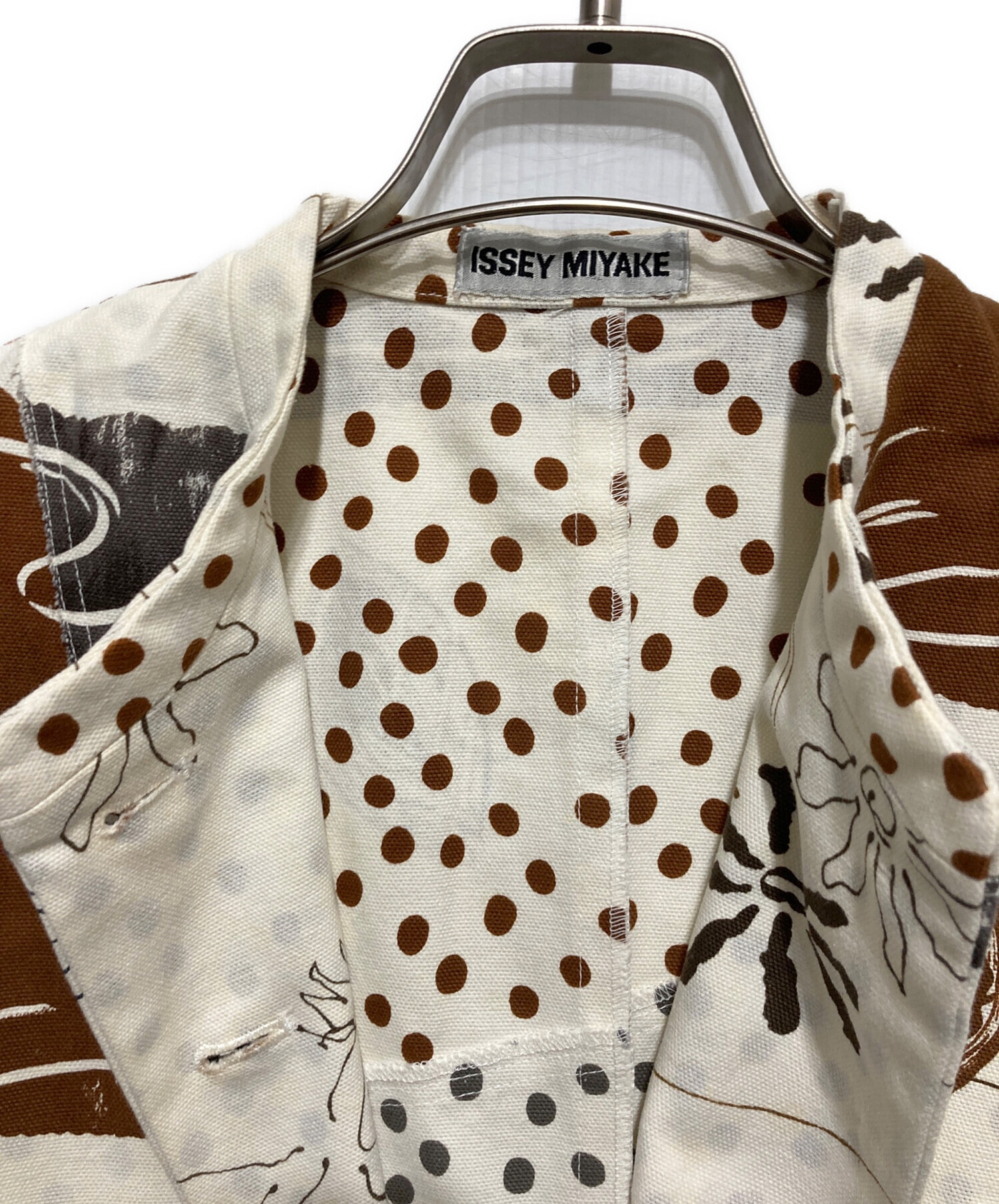 中古・古着通販】ISSEY MIYAKE (イッセイミヤケ) ペイントマオカラー