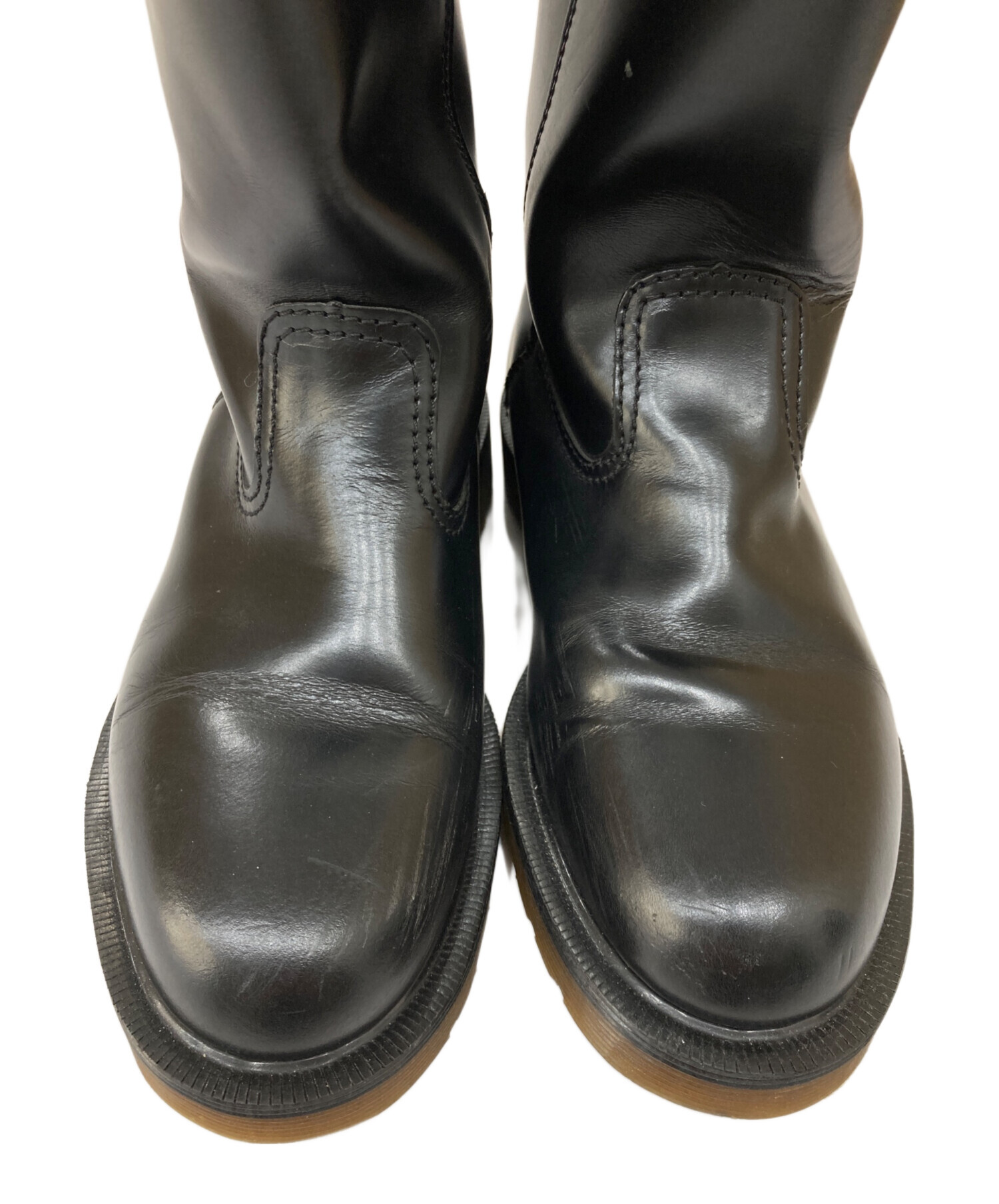 K*)様 used☆英国製ドクターマーチン☆ペコスブーツ☆25.5センチ☆黒 中古・古着通販】Dr.Martens (ドクターマーチン) ペコスブーツ