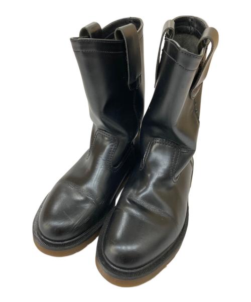 K*)様 used☆英国製ドクターマーチン☆ペコスブーツ☆25.5センチ☆黒 中古・古着通販】Dr.Martens (ドクターマーチン) ペコスブーツ
