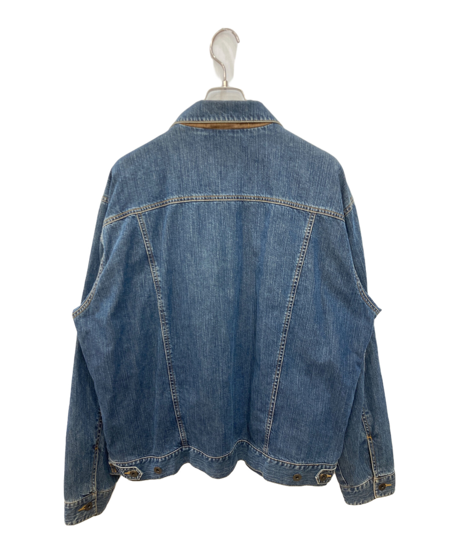 90sエルエルビーンデニムジャケットトラッカージャケットコーデュロイ裏地短丈M 中古・古着通販】L.L.Bean (エルエルビーン) コーデュロイ切替