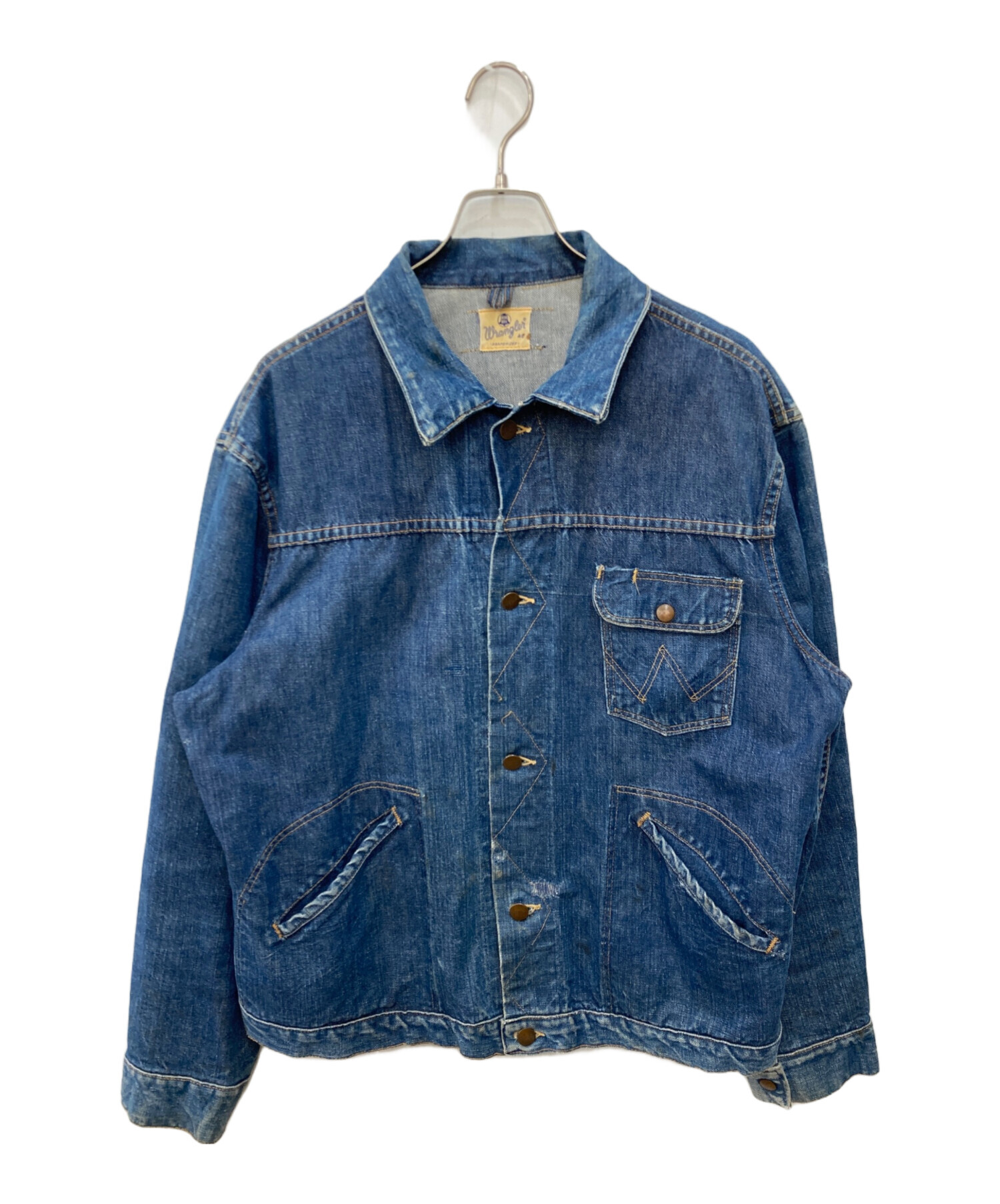 Wrangler デニムジャケット インディゴ 中古・古着通販】Wrangler (ラングラー) デニムジャケット インディゴ