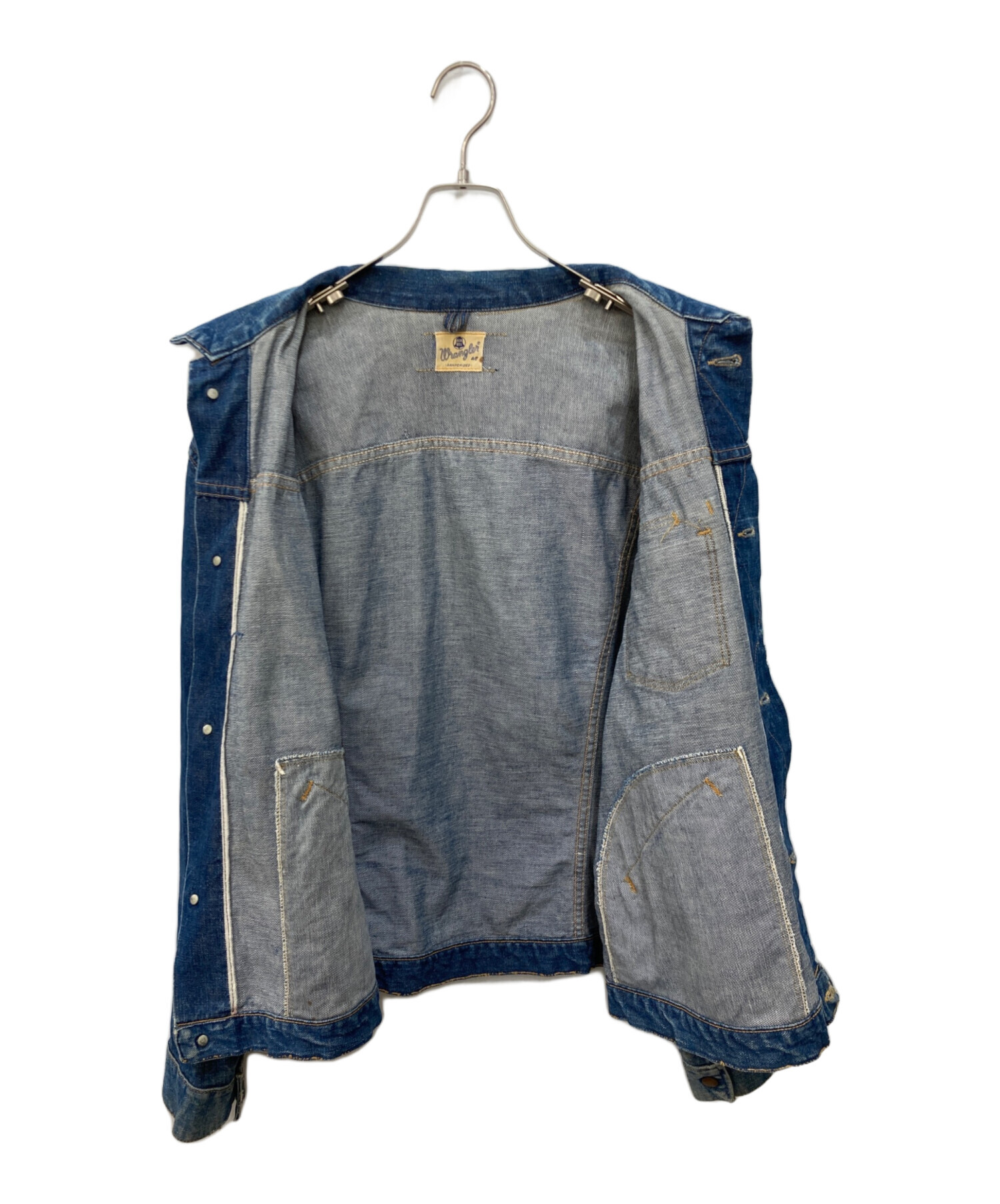 中古・古着通販】Wrangler (ラングラー) デニムジャケット インディゴ