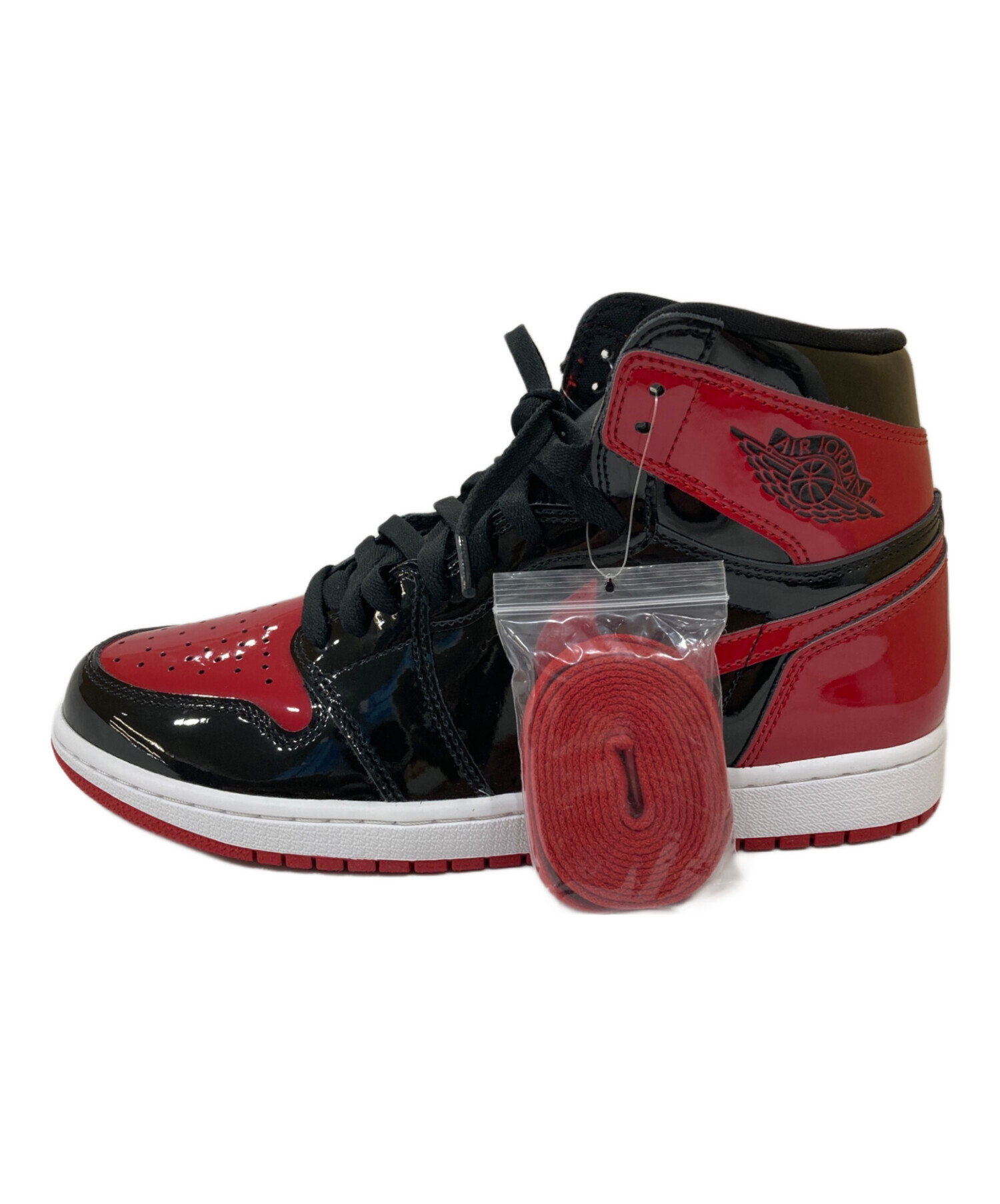 中古・古着通販】NIKE (ナイキ) Air Jordan 1 High OG Patent Bred 