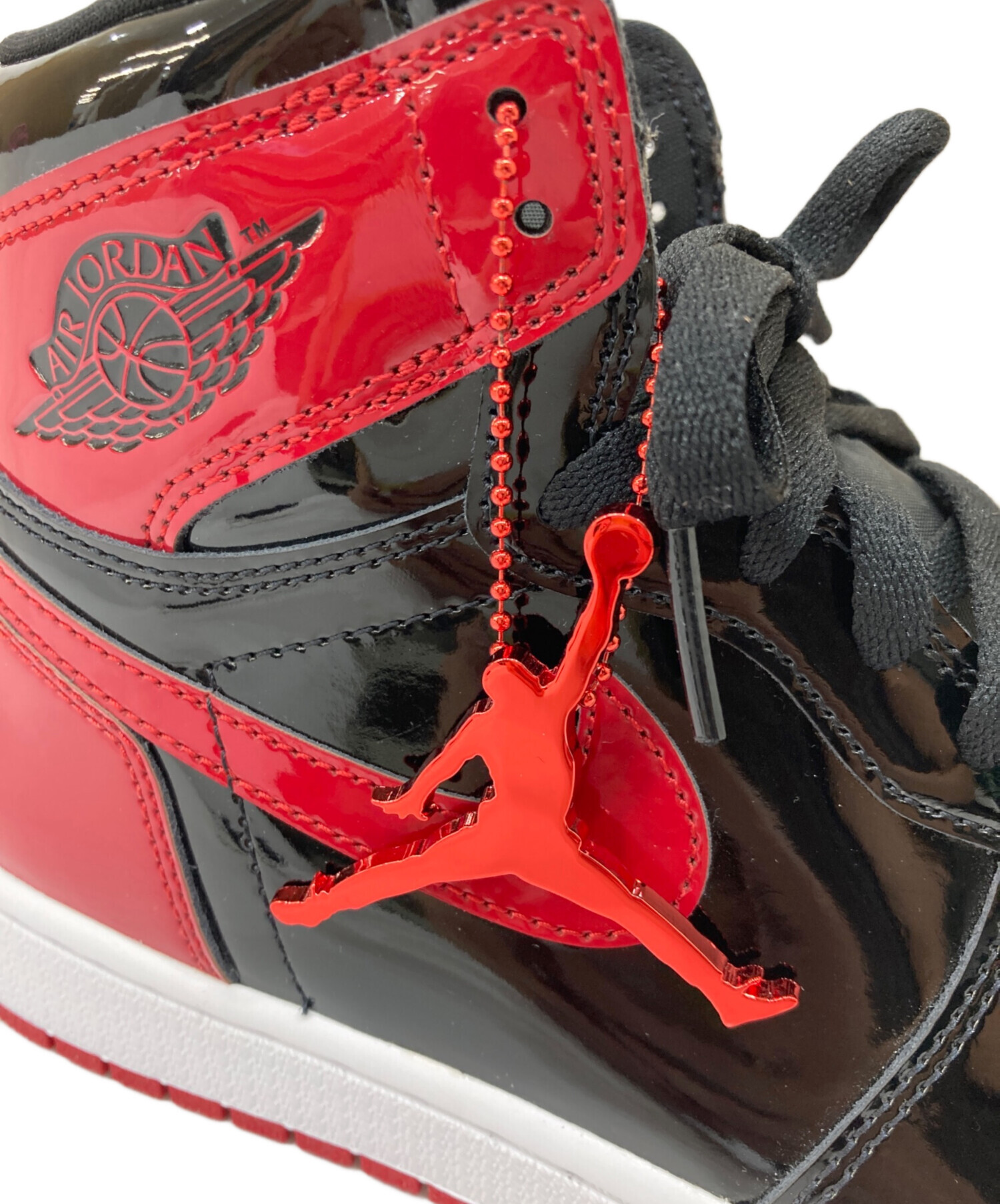 中古・古着通販】NIKE (ナイキ) Air Jordan 1 High OG Patent Bred 