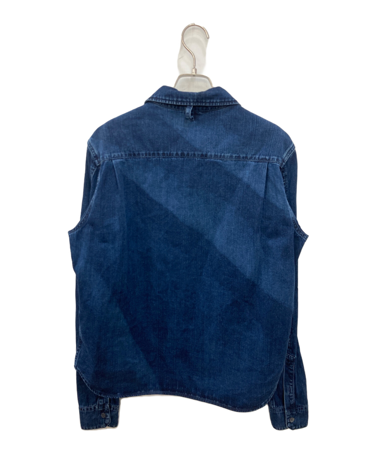 LOEWE 22SS ロエベ 国内正規 34 デニムロゴシャツ　ジャケット LOEWE 22SS ロエベ 国内正規 34 デニムロゴシャツジャケット