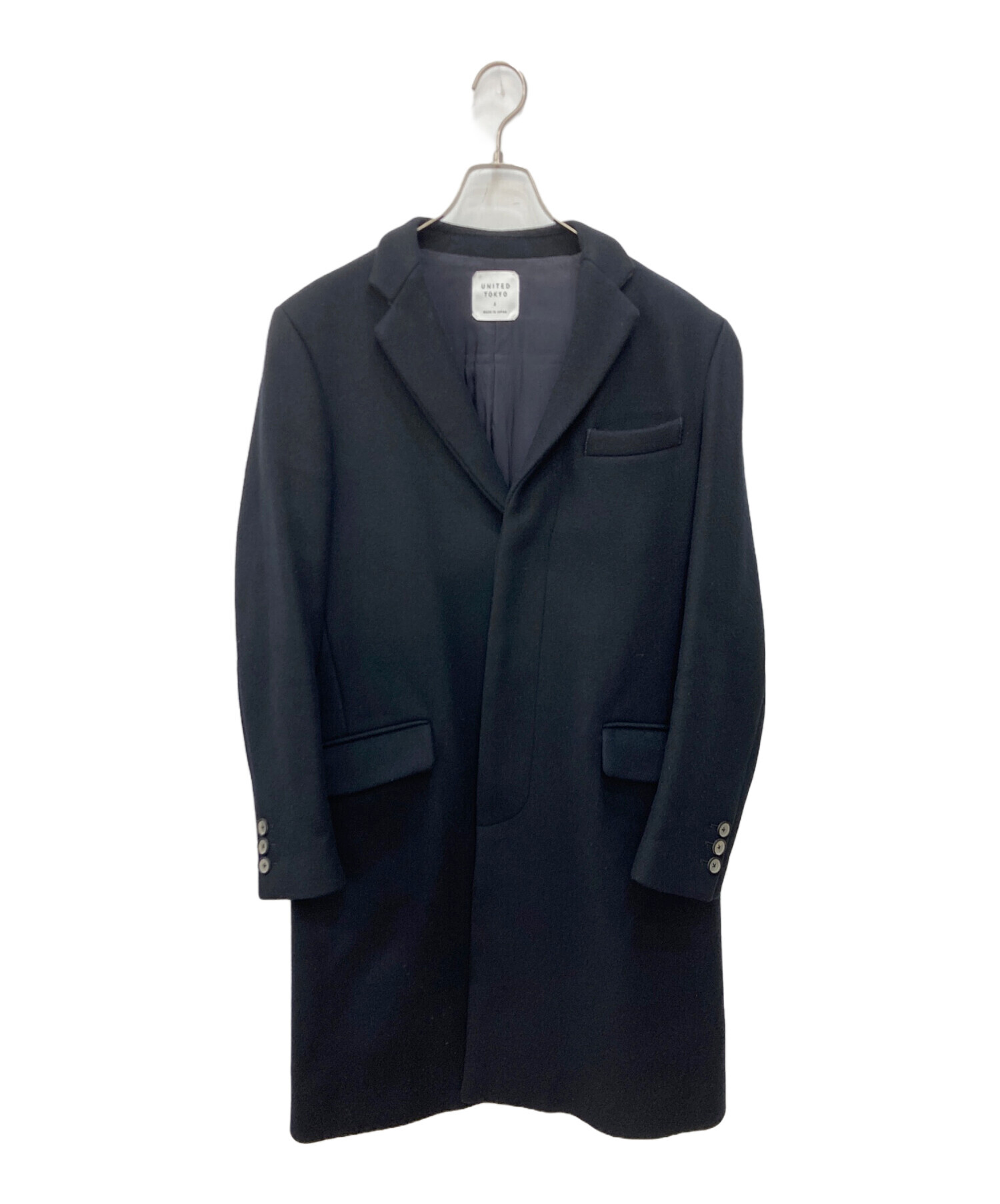 UNITED TOKYO Super110'sメルトンチェスターコート UNITED TOKYO