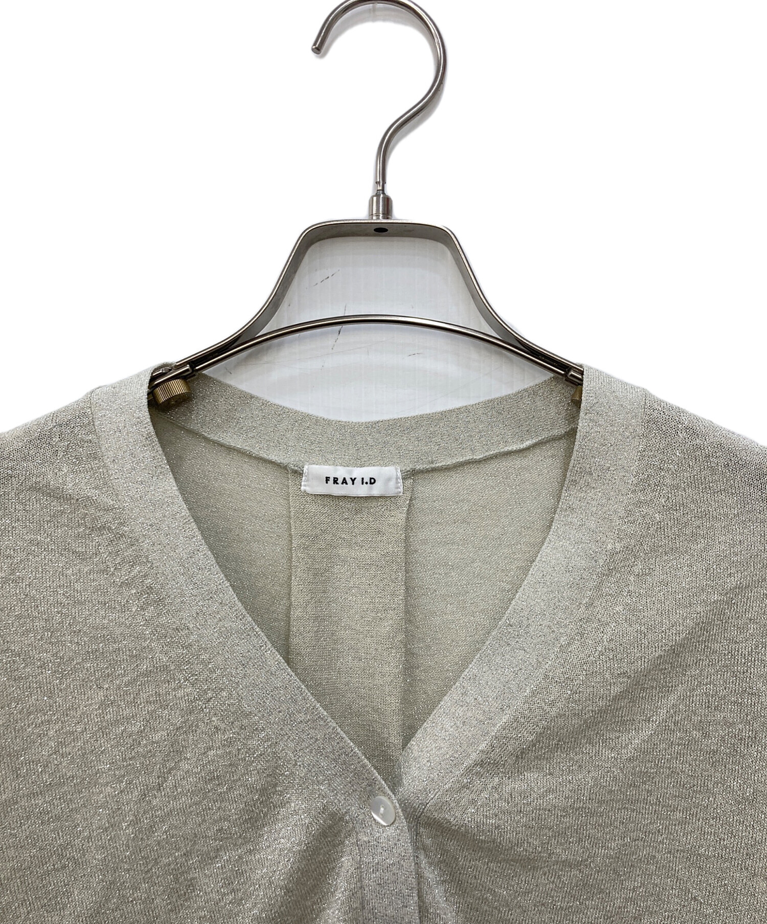 TAN タン カーディガン F グレーベージュ 【古着】【中古】 中古・古着通販】JIL SANDER (ジルサンダー) カシミヤ100