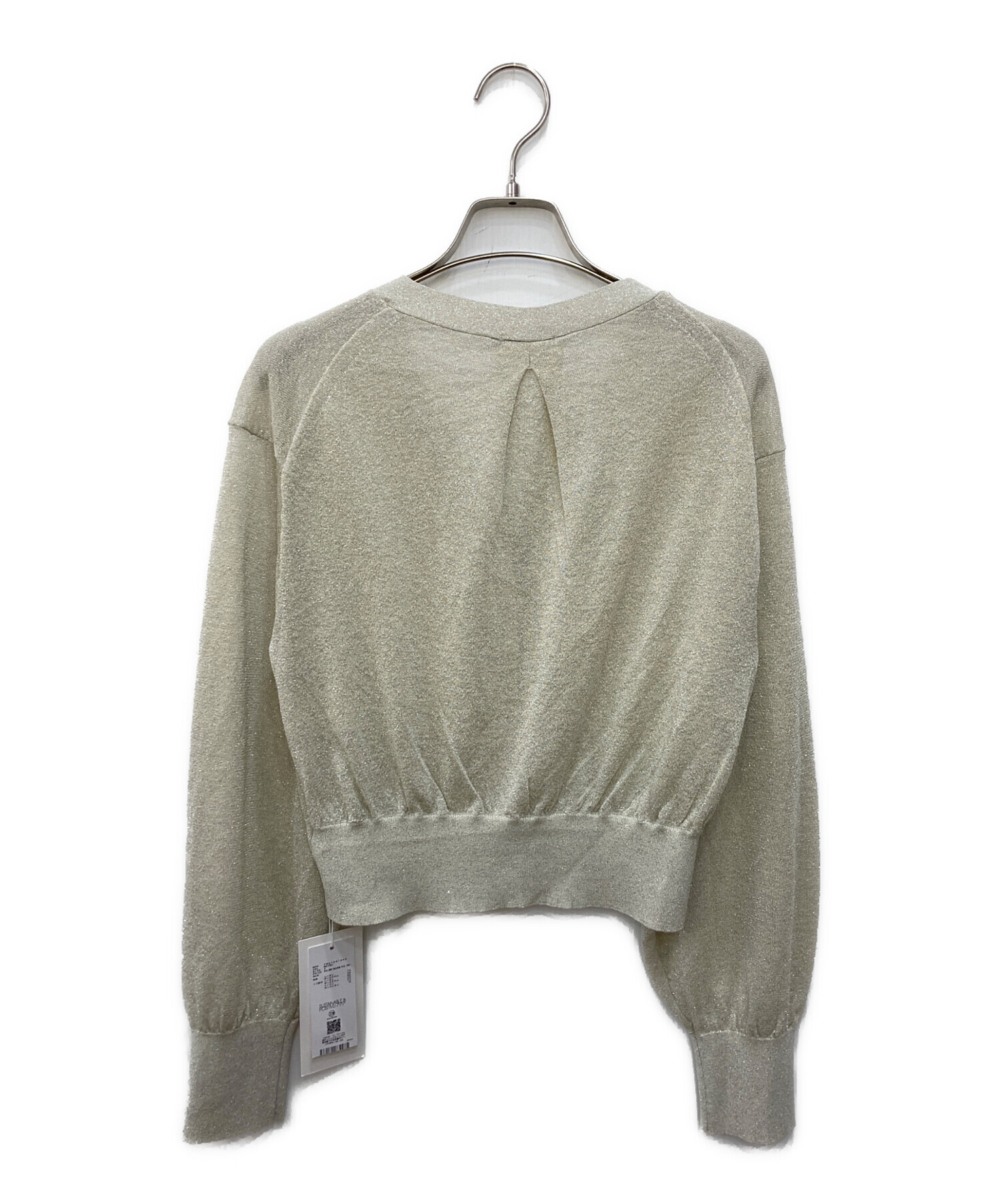中古・古着通販】FRAY ID (フレイ アイディー) LUNARシアーラメVネック