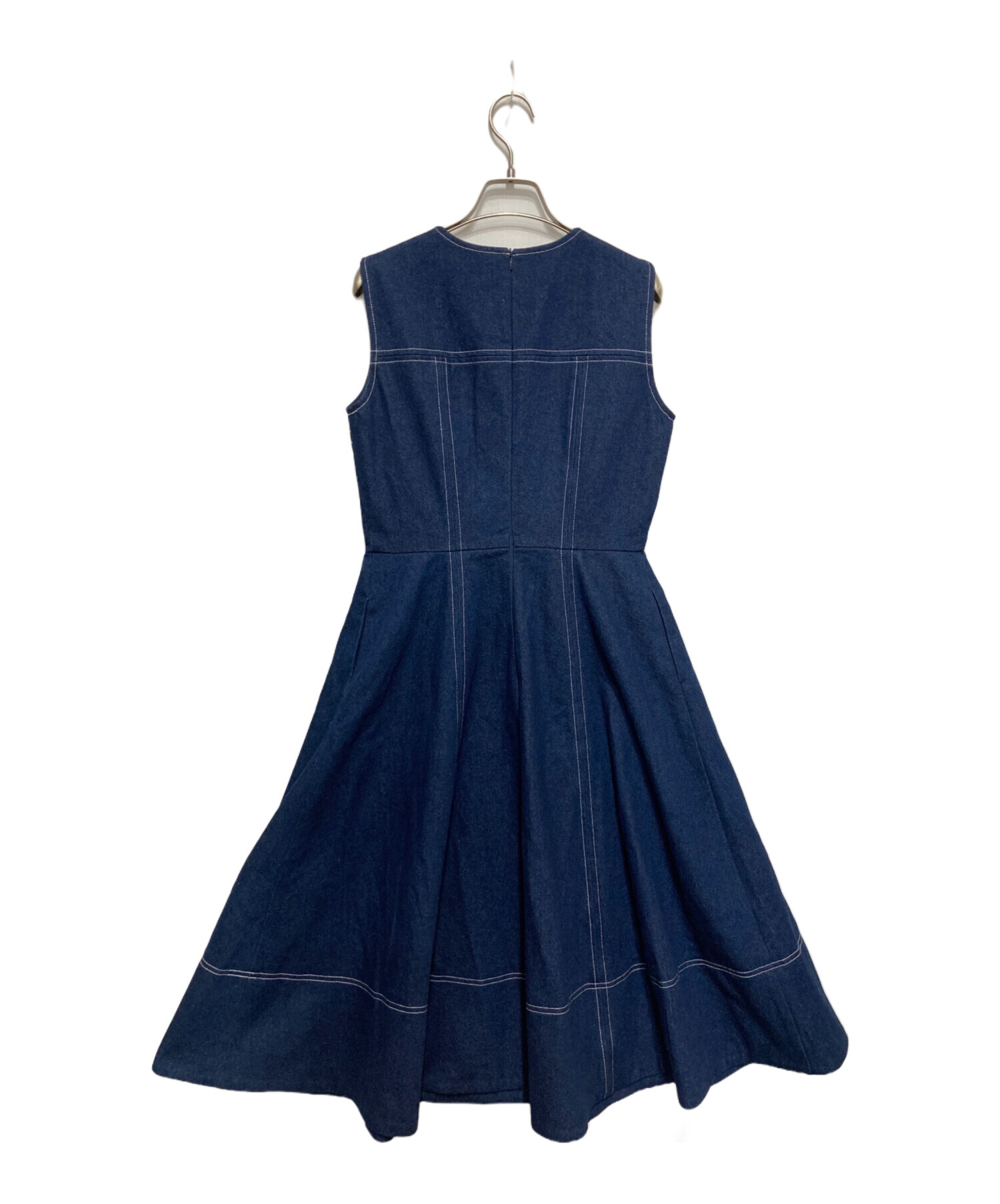 中古・古着通販】LUDICRUM (ルーディクルム) Bijou denim onepiece 