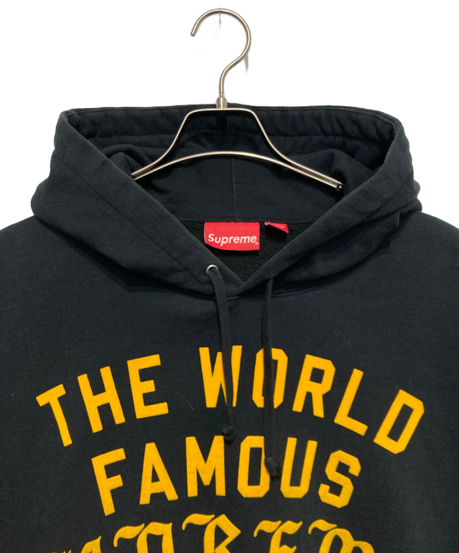 トップス Supreme Team Flocked Hooded Sweatshirt Supreme Team Flocked Hooded Sweatshirt M