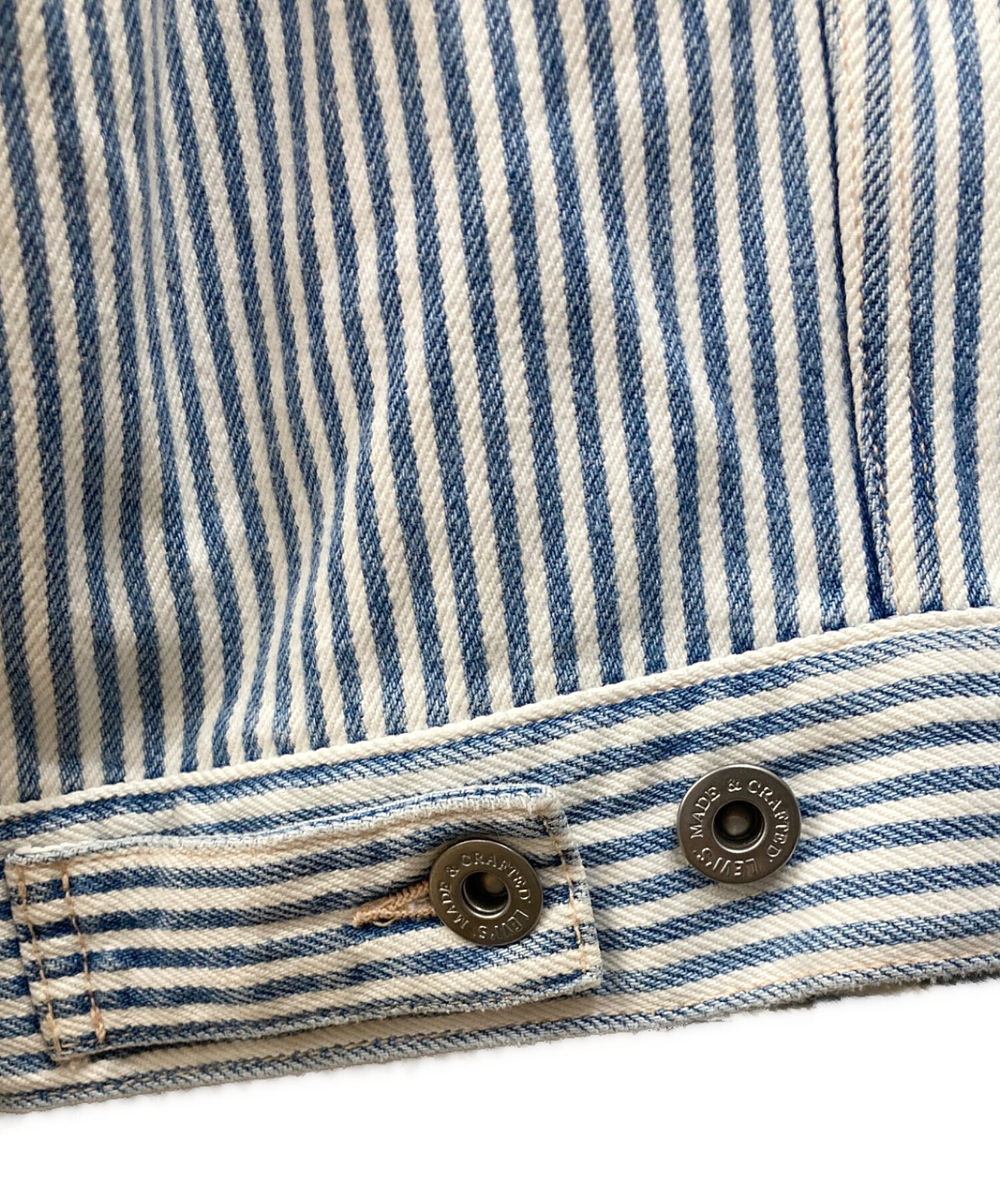 中古・古着通販】LEVI'S (リーバイス) ヒッコリーストライプデニム
