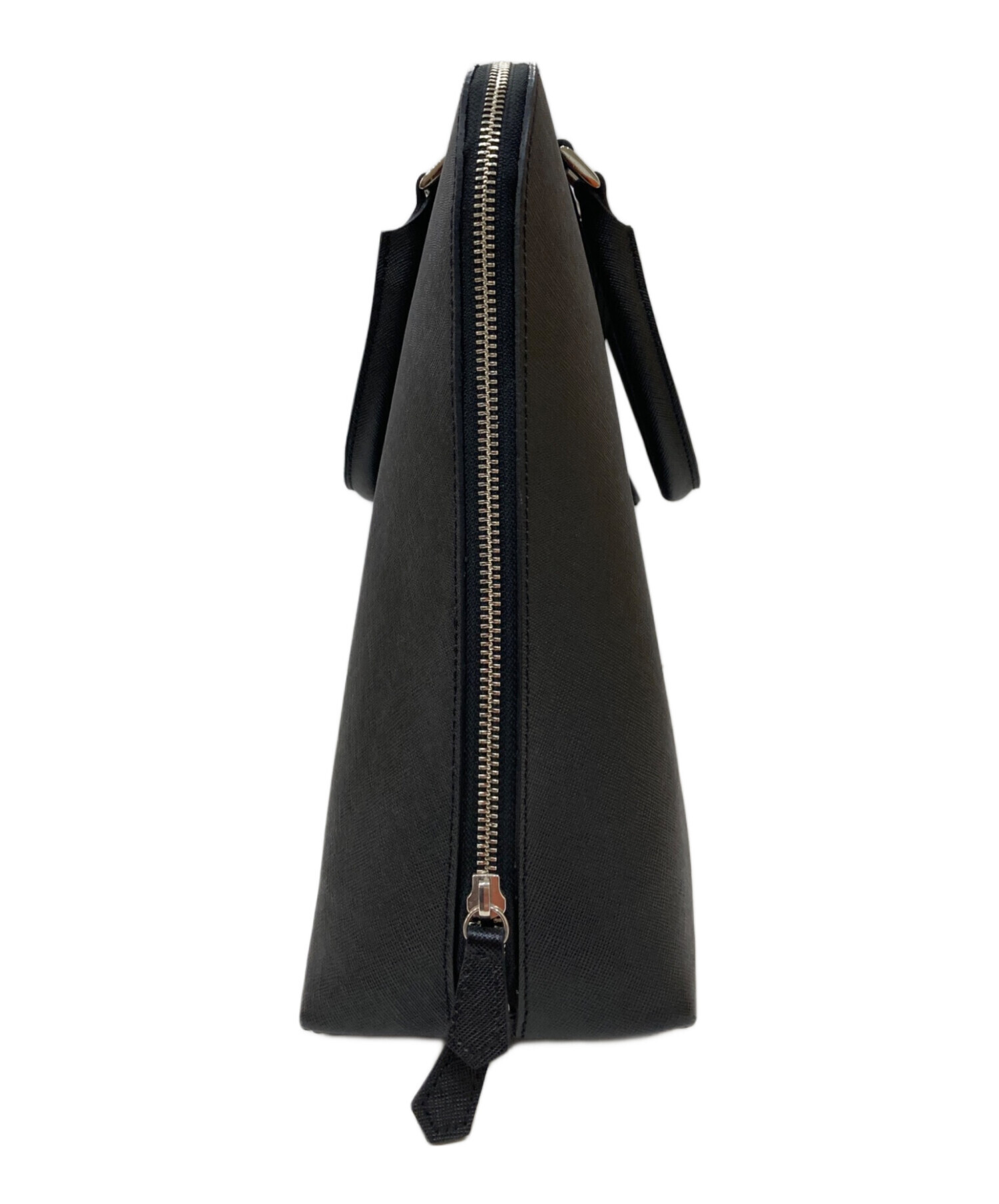 【未使用】ユナイテッドアローズ　ラウンドブリーフケース　黒 UNITED ARROWS ビジネスバッグ レザー ラウンド ブリーフケース