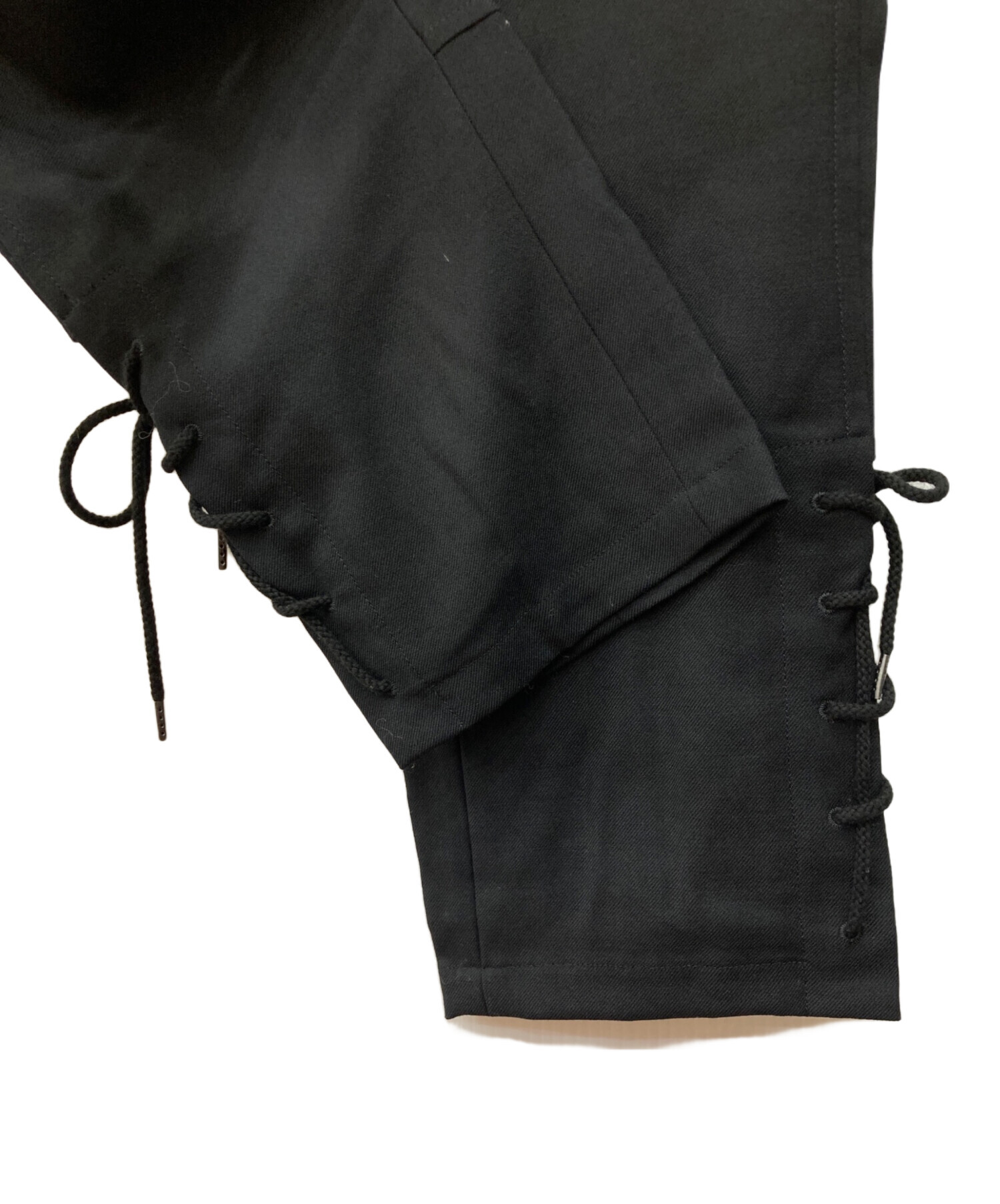 ヨウジヤマモト　ブラック　ジッパーパンツ 中古・古着通販】YOHJI YAMAMOTO (ヨウジヤマモト) ジョッパーパンツ