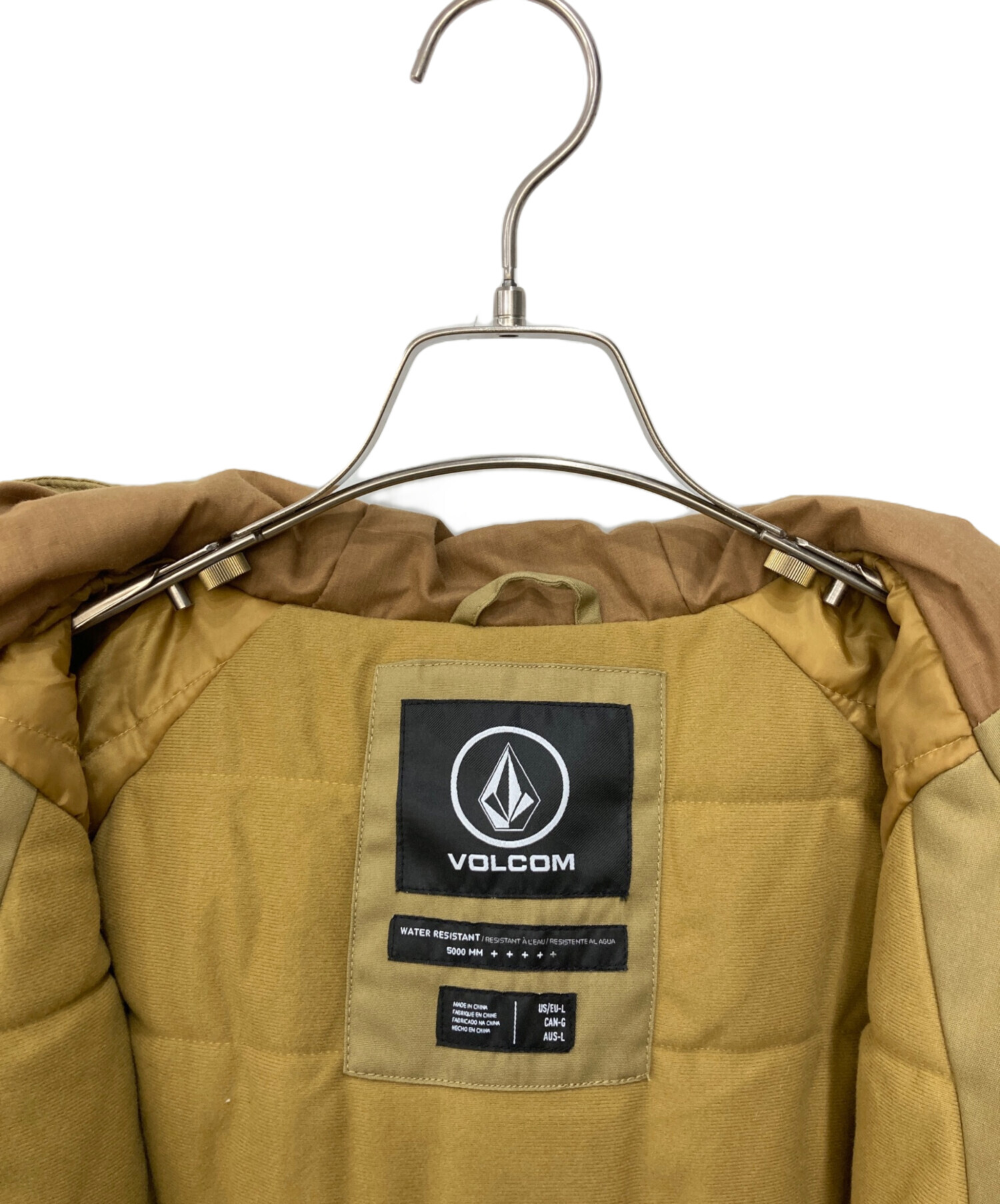 中古・古着通販】VOLCOM (ボルコム) 中綿ジャケット ブラウン サイズ