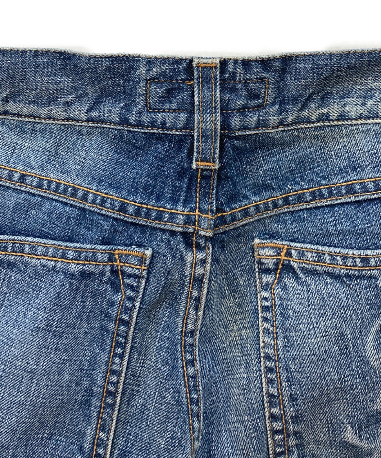 YSL　イヴサンローランリヴゴーシュ　フレアシルエットデニム　44 YSL イヴサンローランリヴゴーシュ フレアシルエットデニム 44