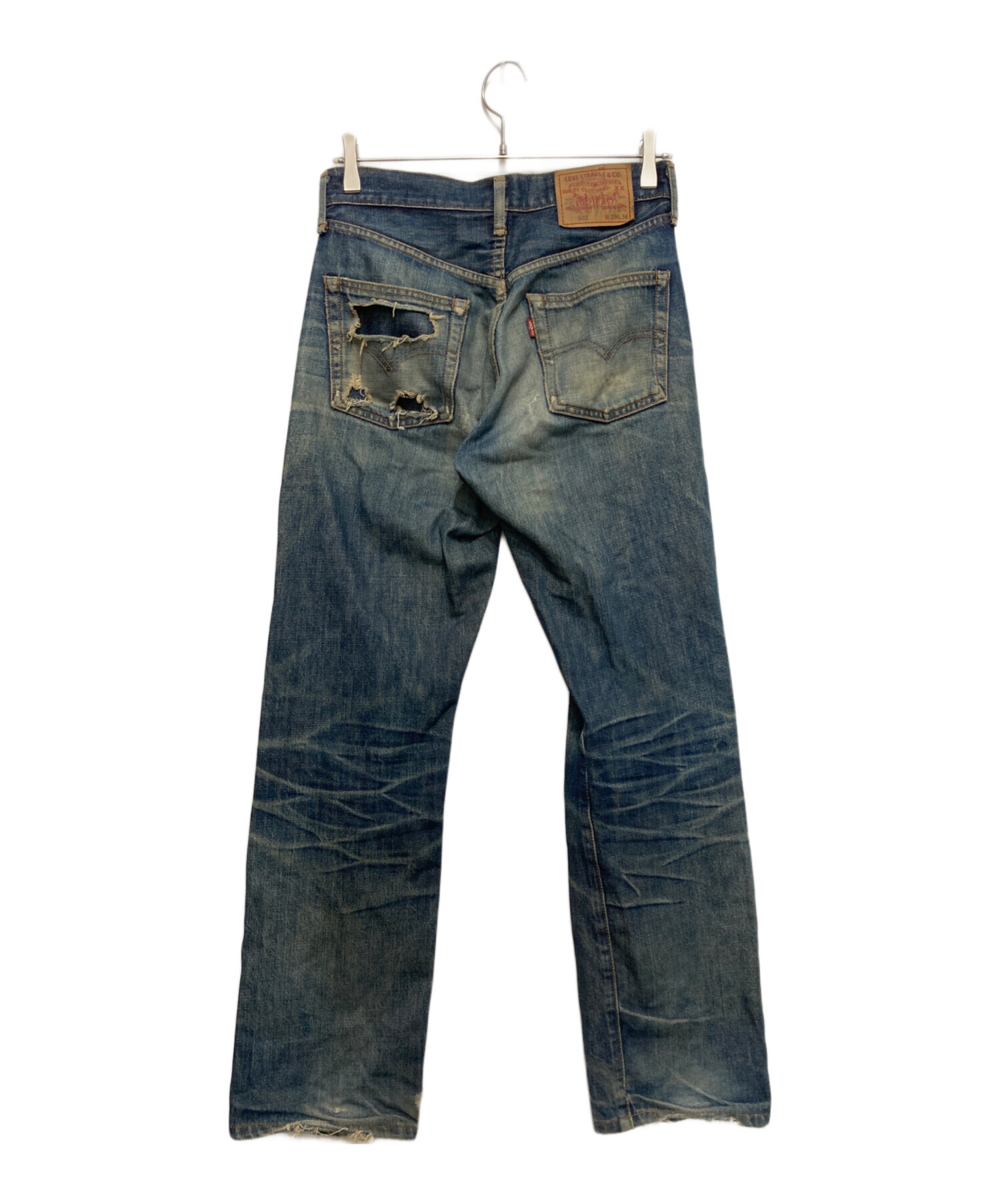 中古・古着通販】LEVI'S (リーバイス) 502デニムパンツ インディゴ