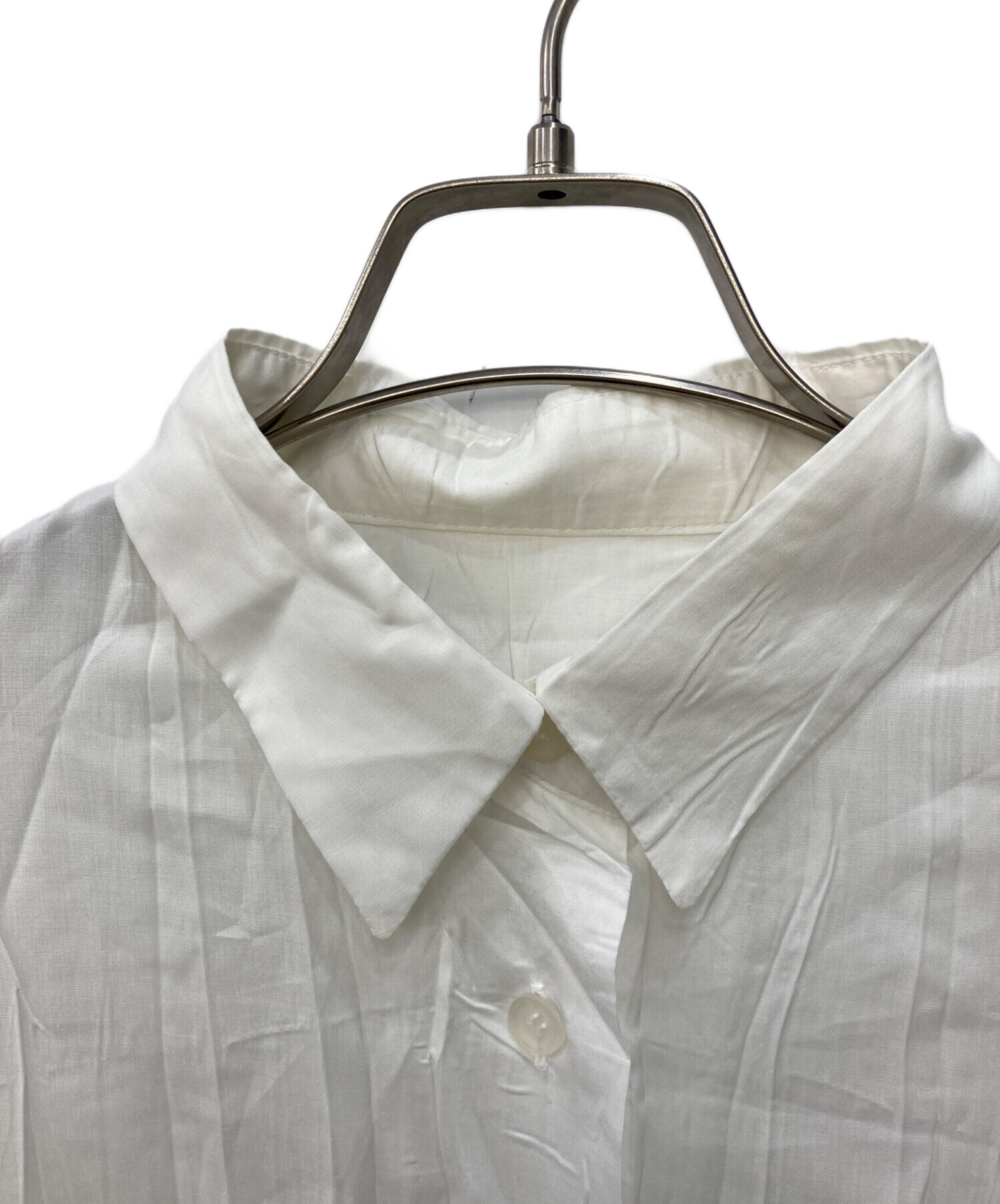 ISSEYMIYAKE(イッセイミヤケ) 半袖シャツブラウス サイズ2 M レディース美品  - IM34FJ761 黒 WHITE LABEL/シワ加工 中古・古着通販】HOMME PLISSE ISSEY MIYAKE (オム プリッセ イッセイ