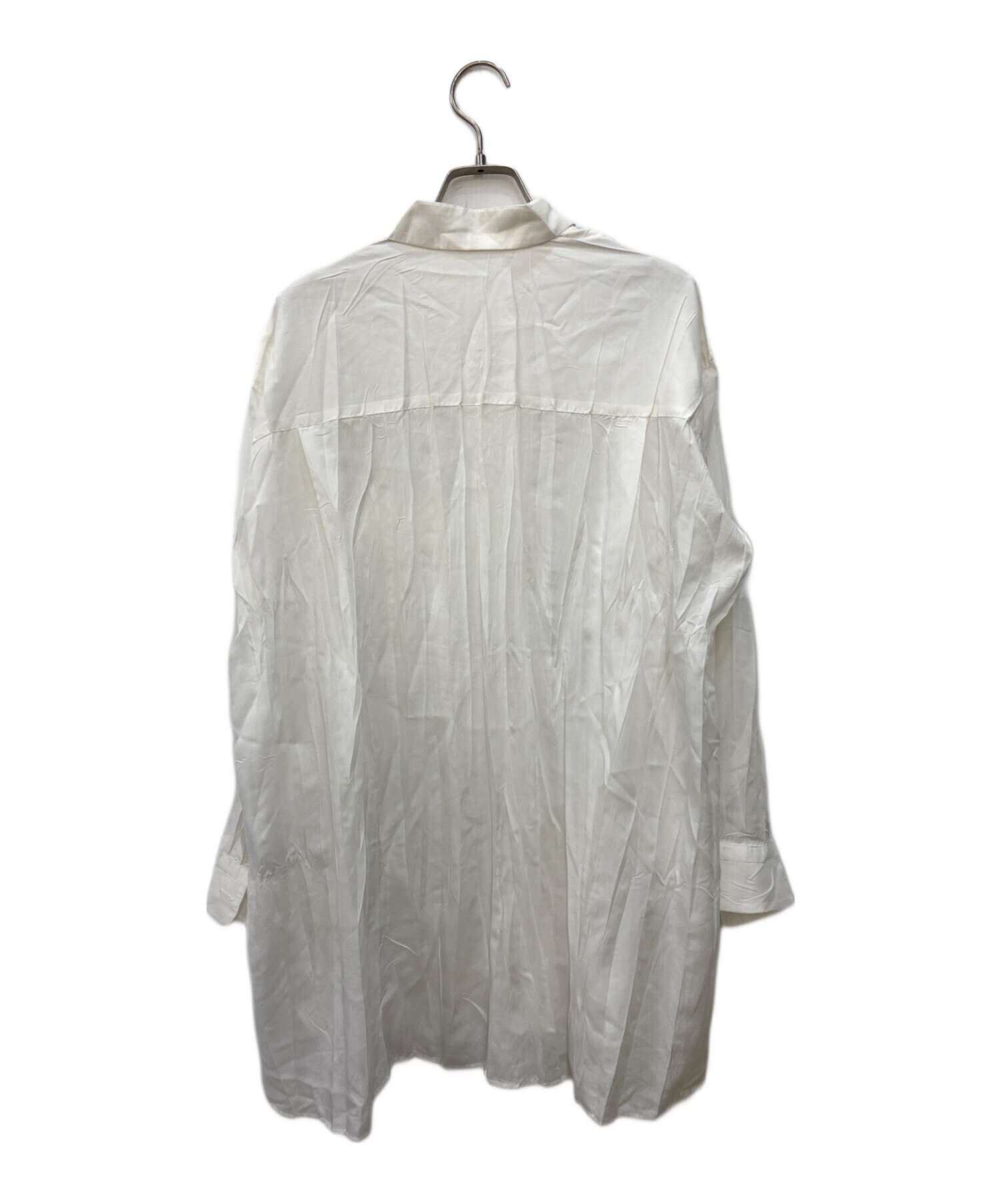 ISSEY MIYAKE イッセイミヤケ 銀タグ シワ加工 半袖 シャツ ISSEY MIYAKE MEN - 90s◇ISSEYMIYAKE MEN 銀タグ プリーツ加工 長袖