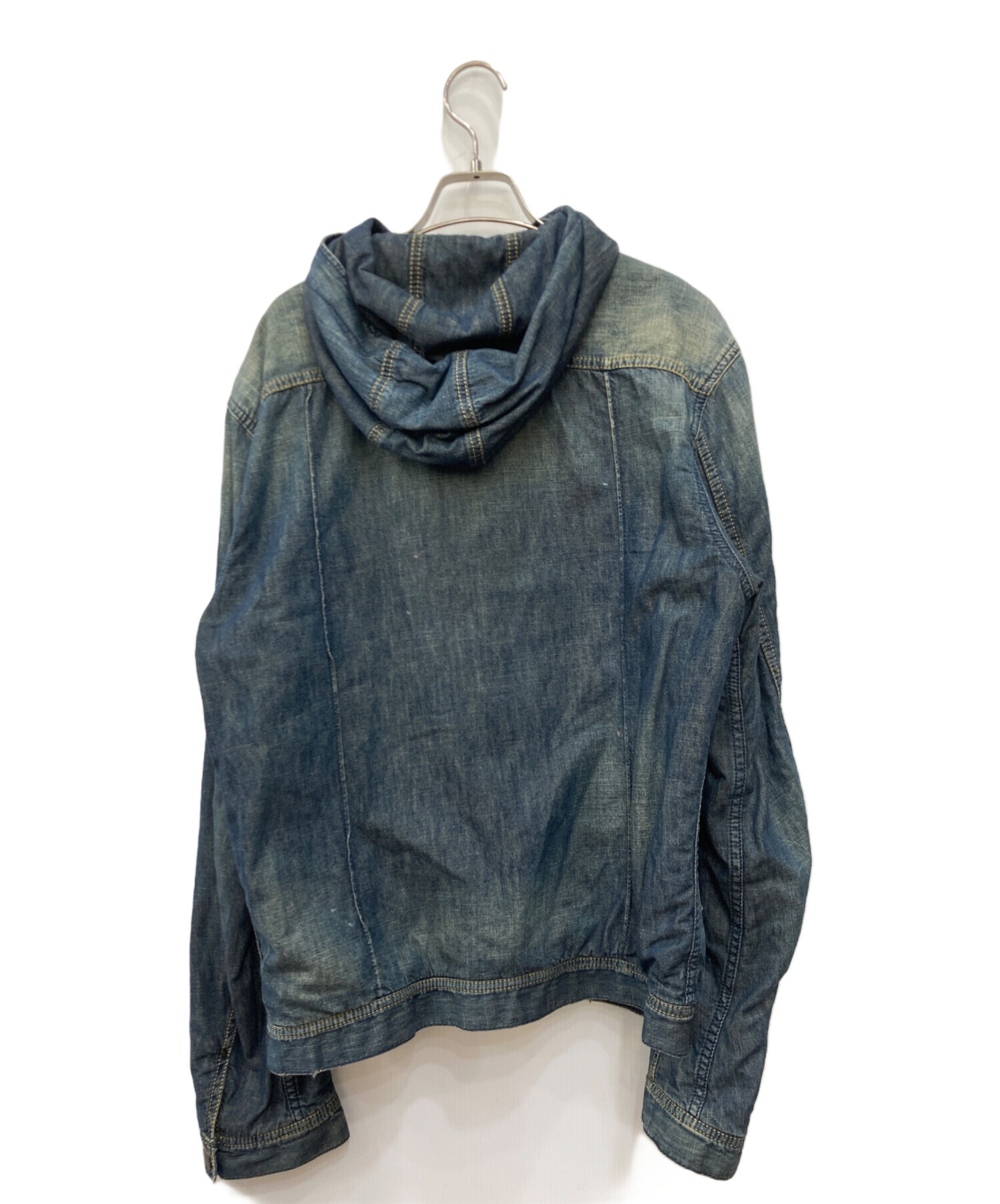 中古・古着通販】DIESEL (ディーゼル) JUZIHOOD JACKET インディゴ