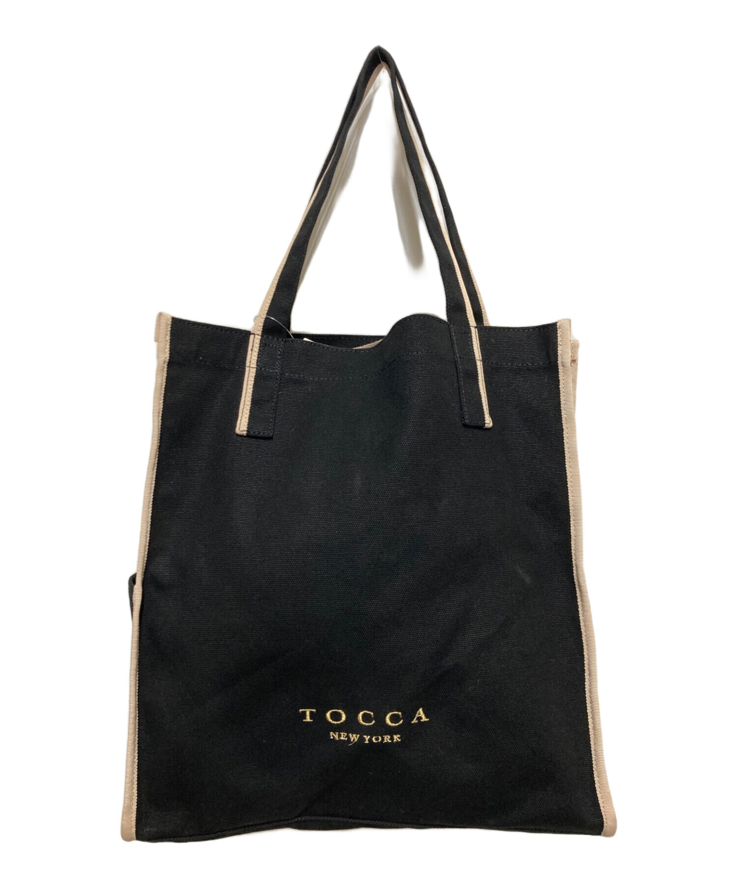 中古・古着通販】TOCCA (トッカ) STRADA CANVAS TOTE L ブラック 未 
