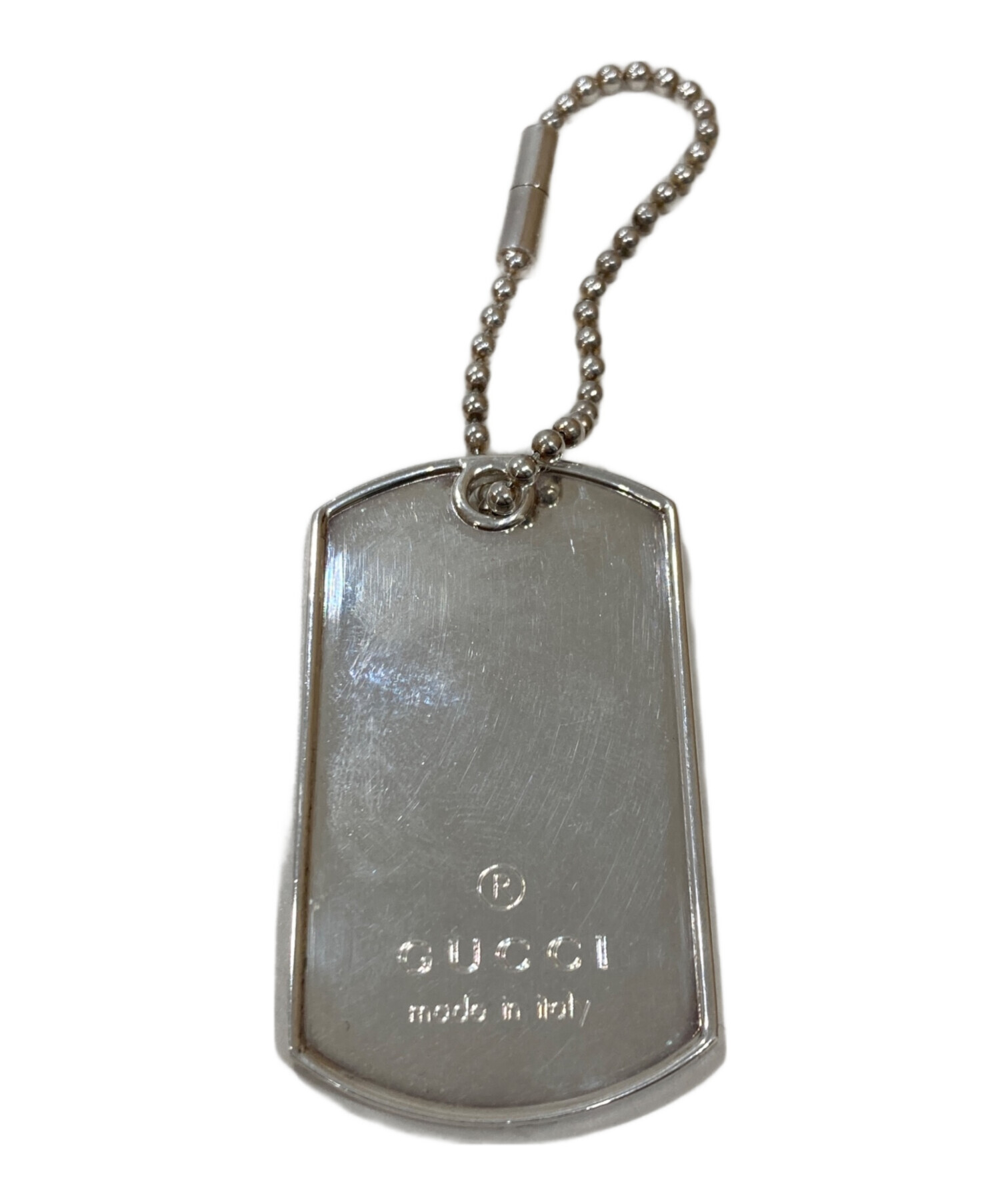 GUCCI ドッグタグ ネックレス クレスト GUCCI / グッチ クレスト エンブレム ドッグタグ ネックレス 925