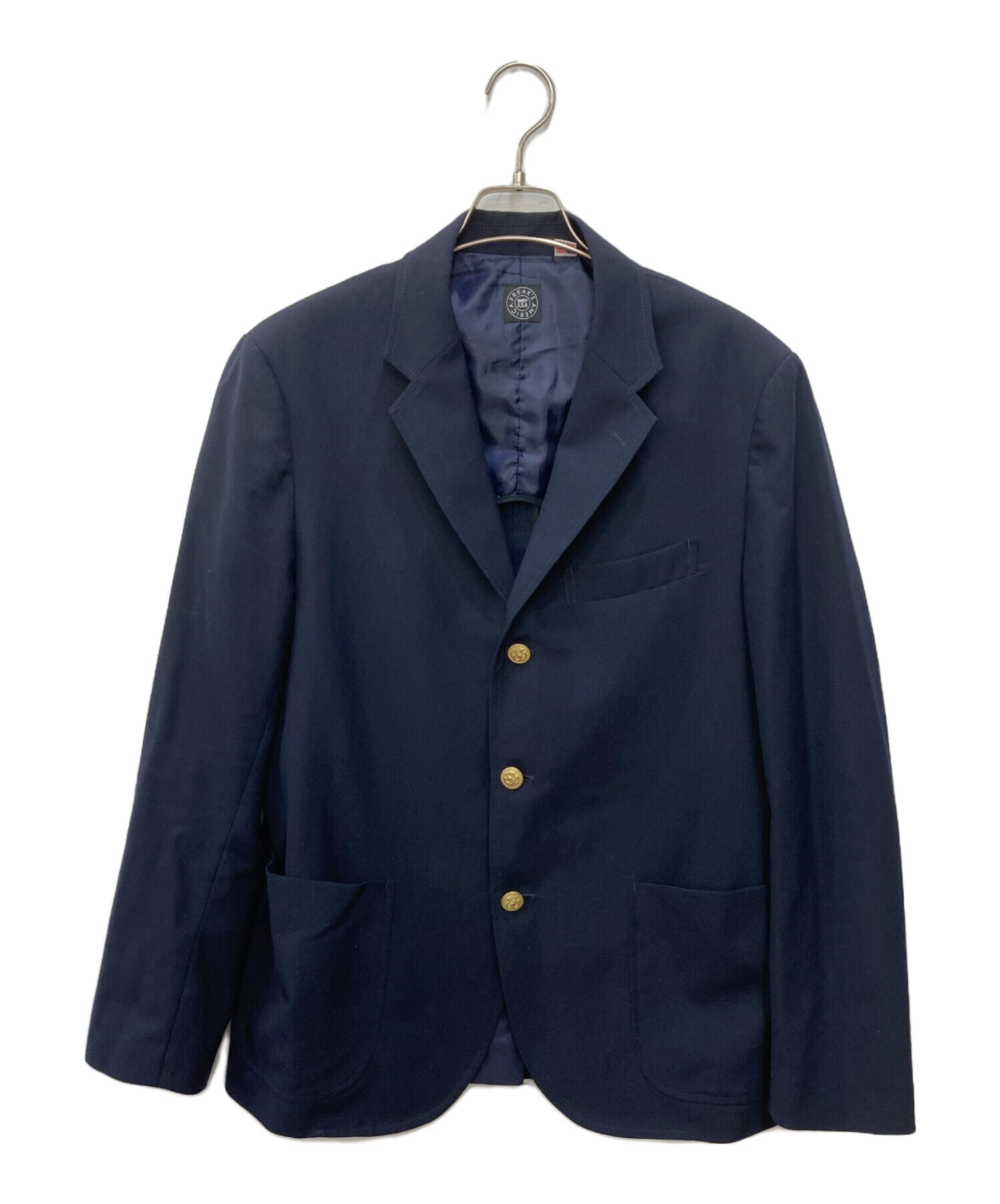 FREAK'S America ネイビー テーラードジャケット 中古・古着通販】FREAK'S AMERICA (フリークス アメリカ) 金釦