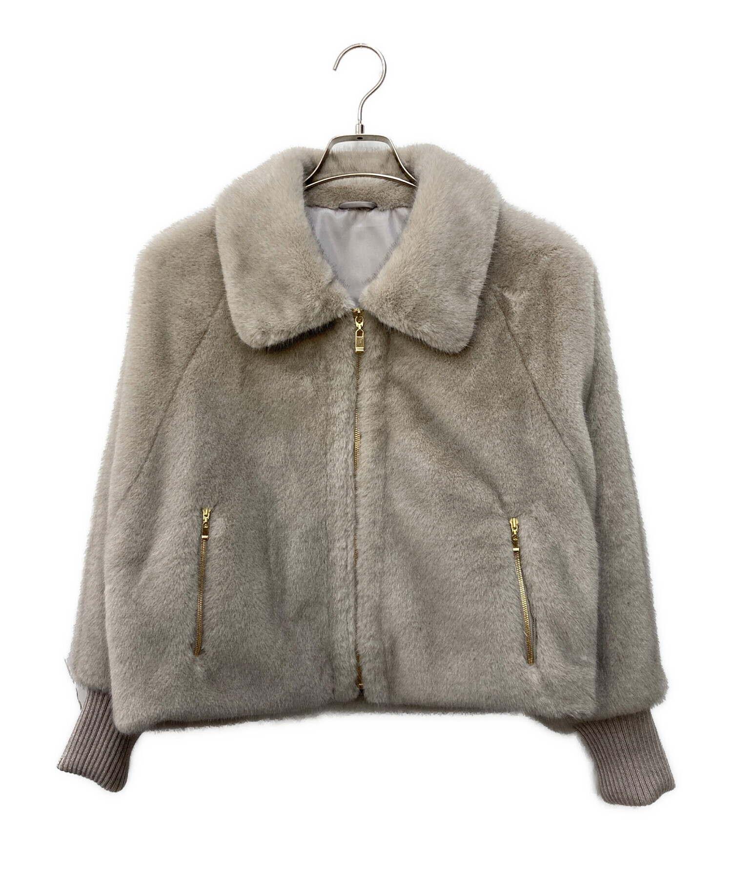 中古・古着通販】ANAYI (アナイ) フェイクミンクファーブルゾン