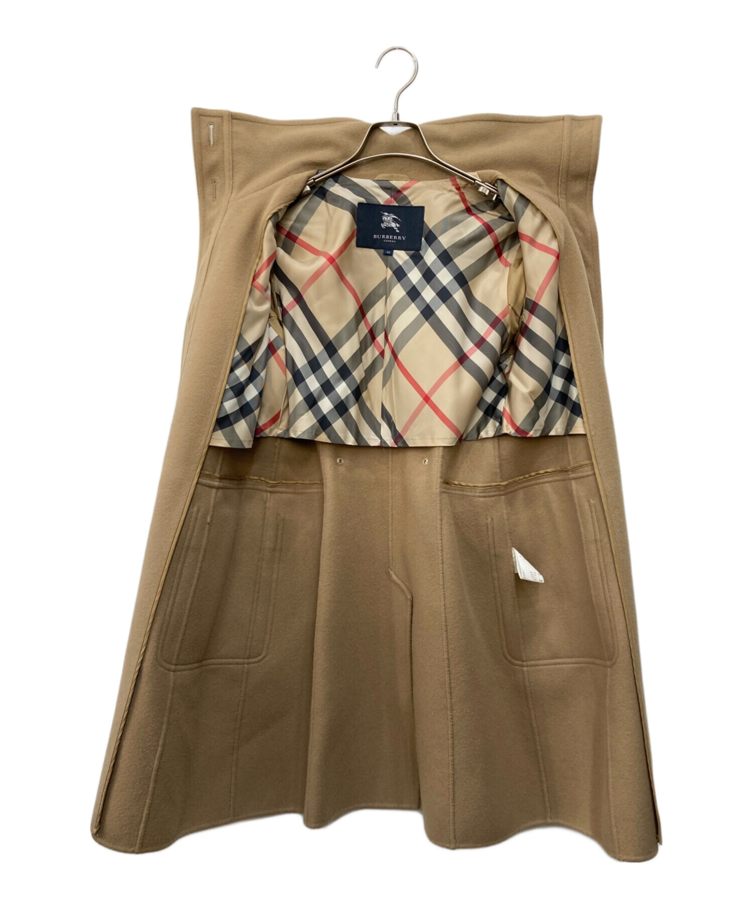 BURBERRY LONDON ベージュ チェック柄裏地 コート サイズ38 【公式通販】