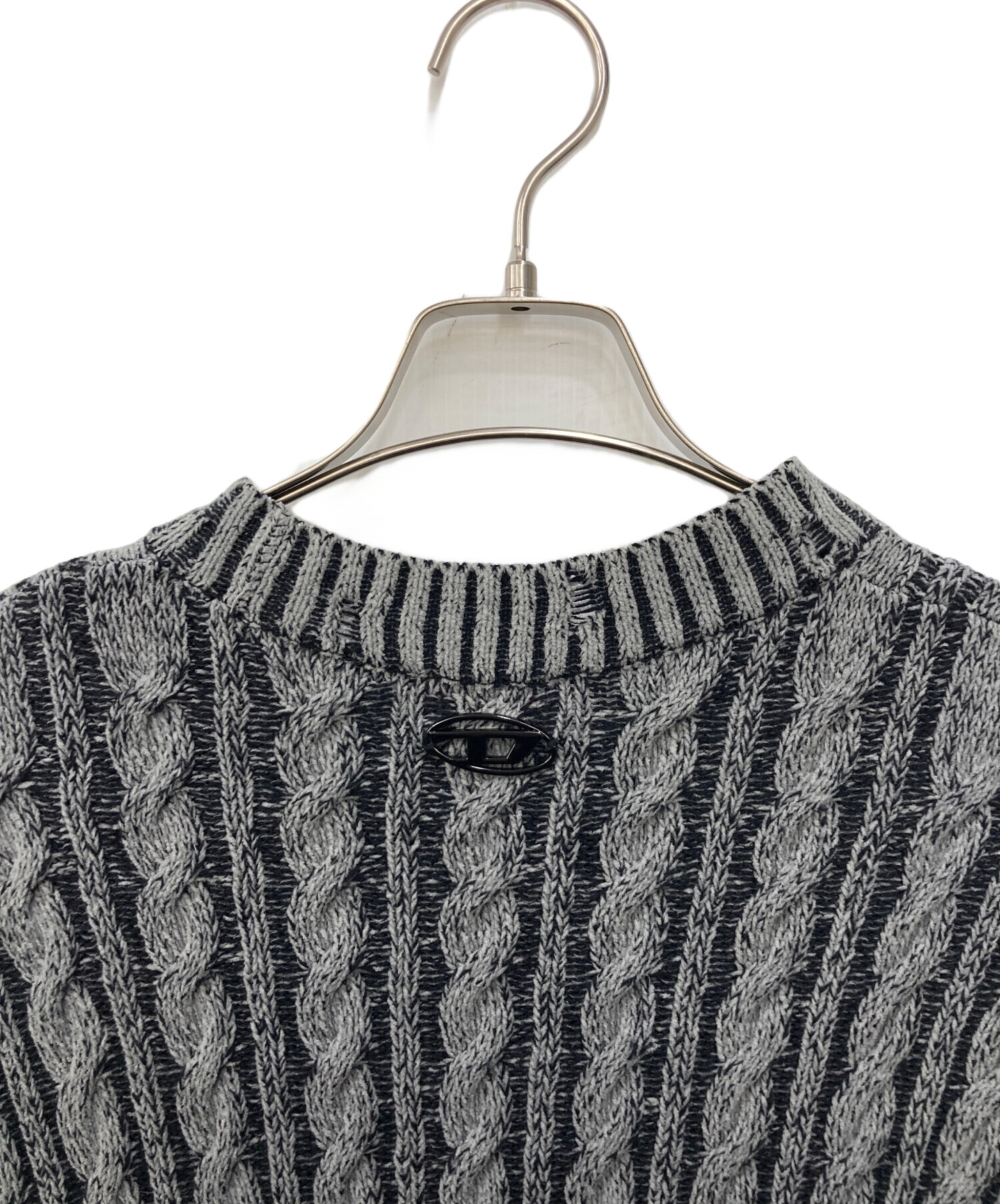 中古・古着通販】DIESEL (ディーゼル) M-PANTESSE ケーブルニット 