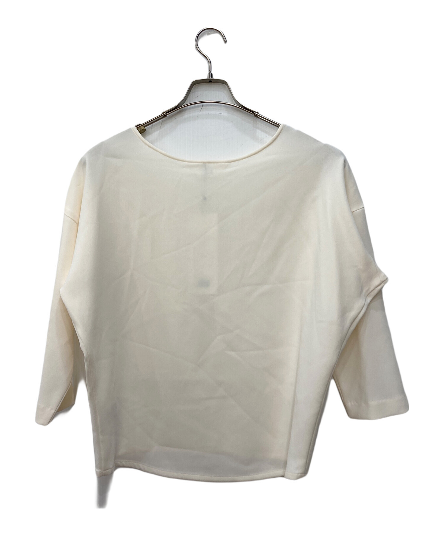 中古・古着通販】SOEJU (ソージュ) コクーンブラウス8分袖 アイボリー SOEJUソージュ未使用ブラウス