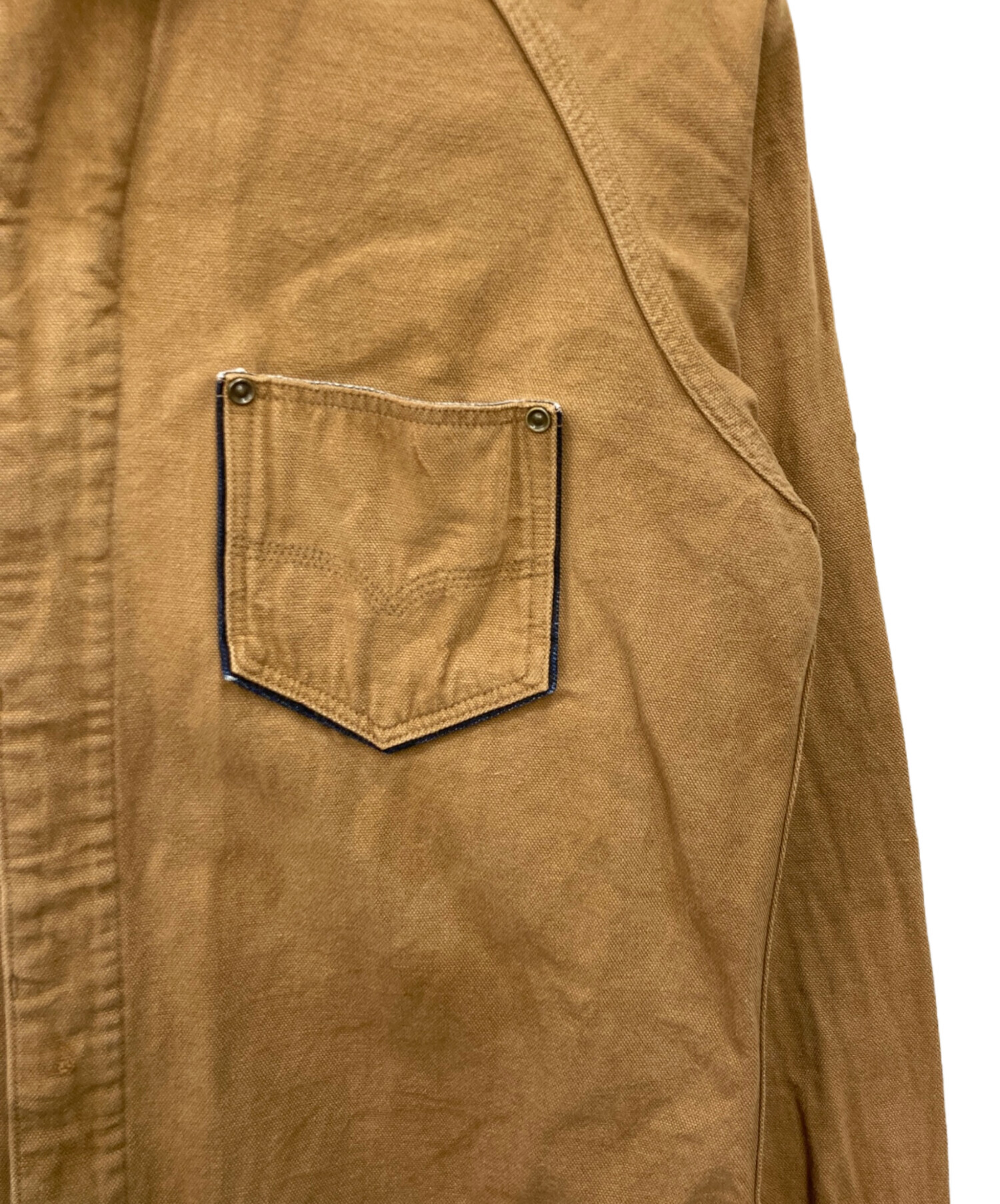 中古・古着通販】Deluxeware (デラックスウェア) ダック地ワークシャツ