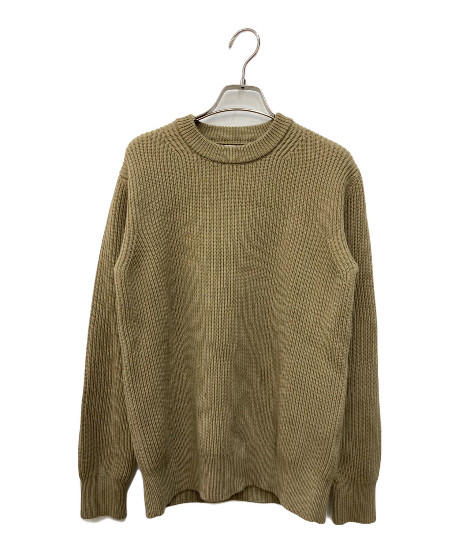 中古・古着通販】AURALEE (オーラリー) SUPERFINE WOOL RIB KNIT P/O