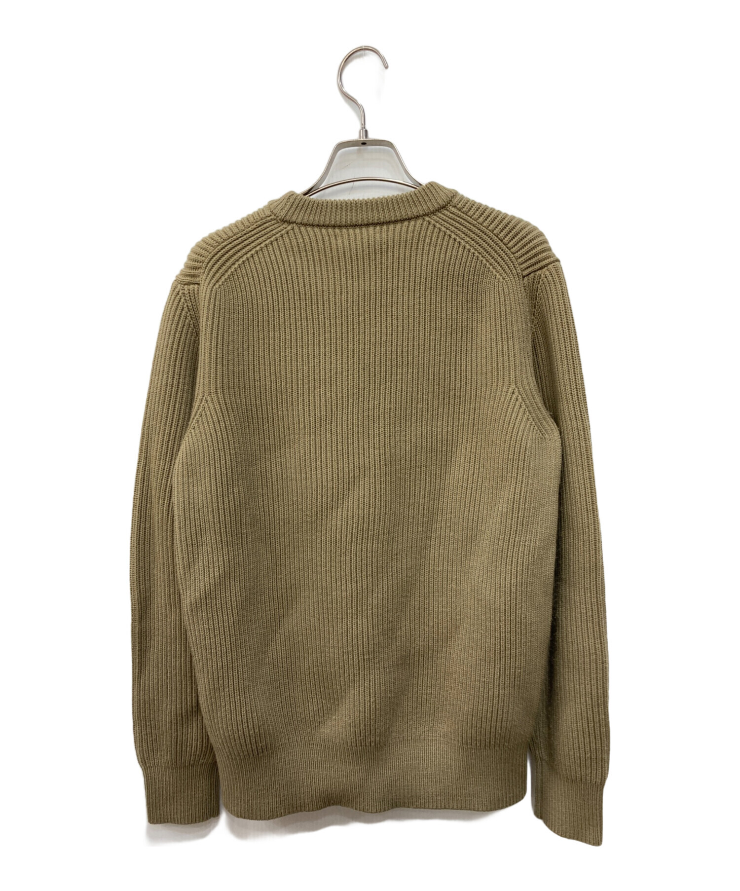 中古・古着通販】AURALEE (オーラリー) SUPERFINE WOOL RIB KNIT P/O 